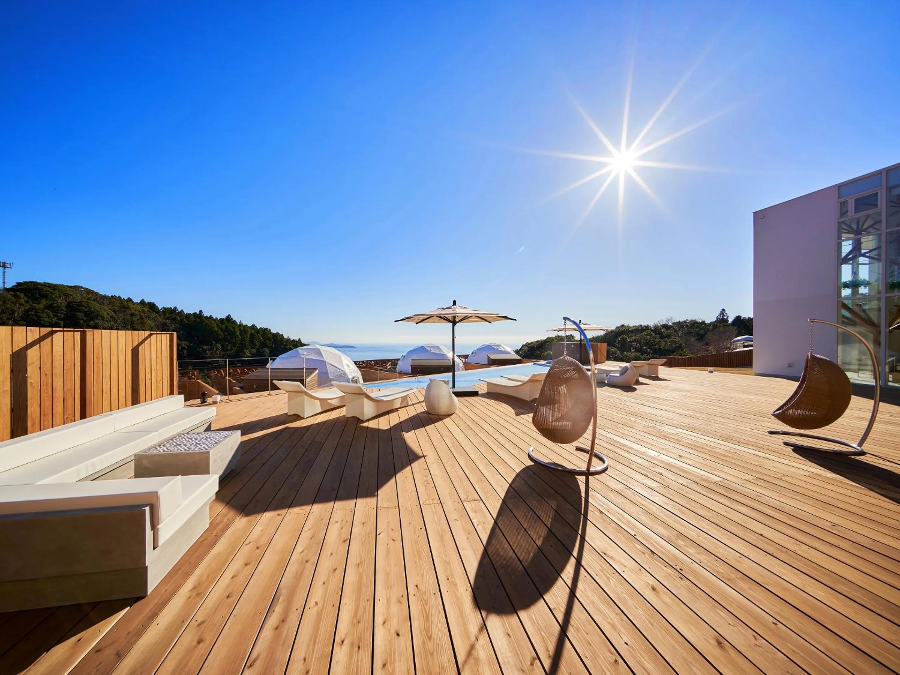 Swimming pool in Glamping Resort GLANSO NAGASAKI