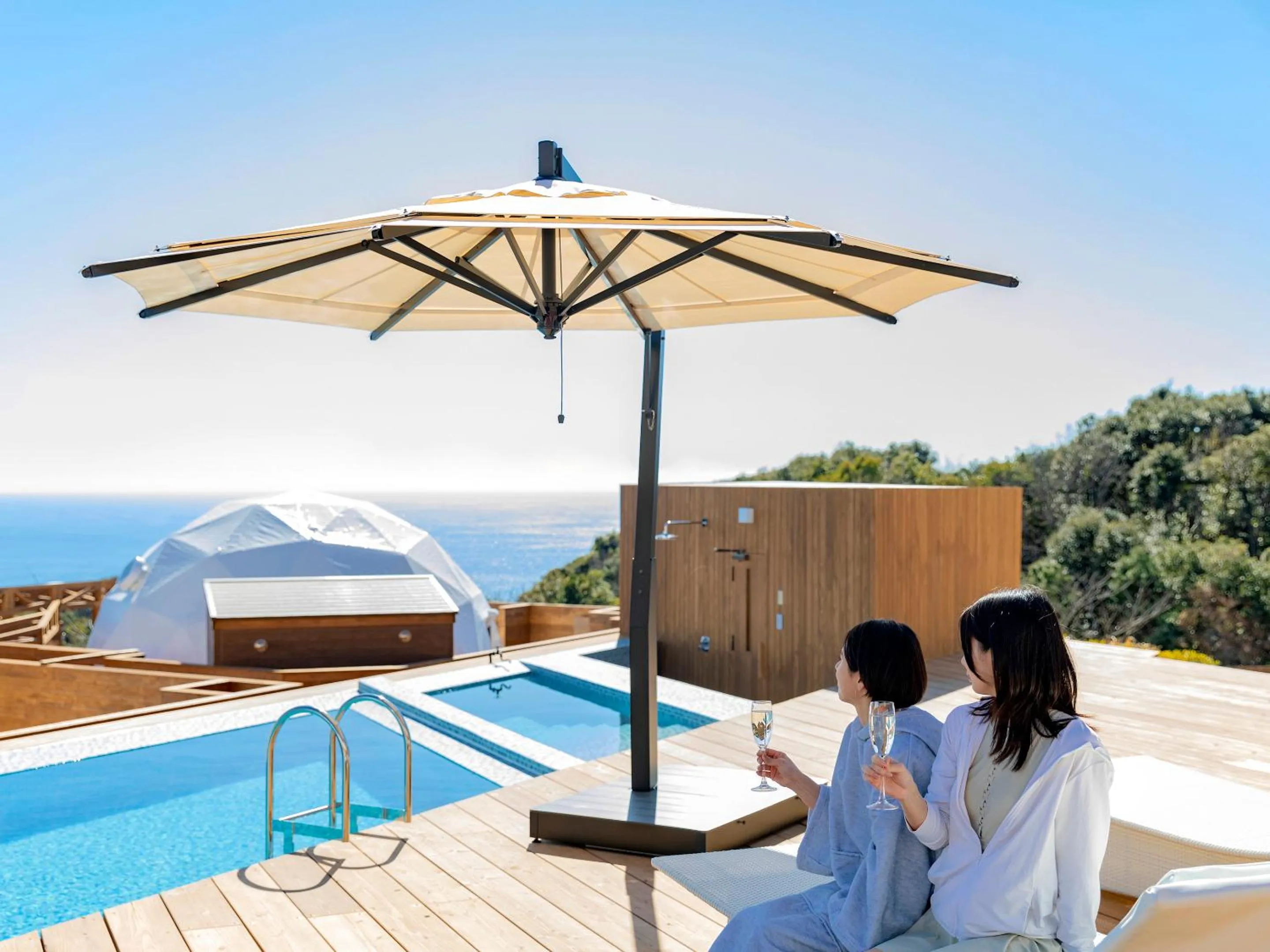 People in Glamping Resort GLANSO NAGASAKI