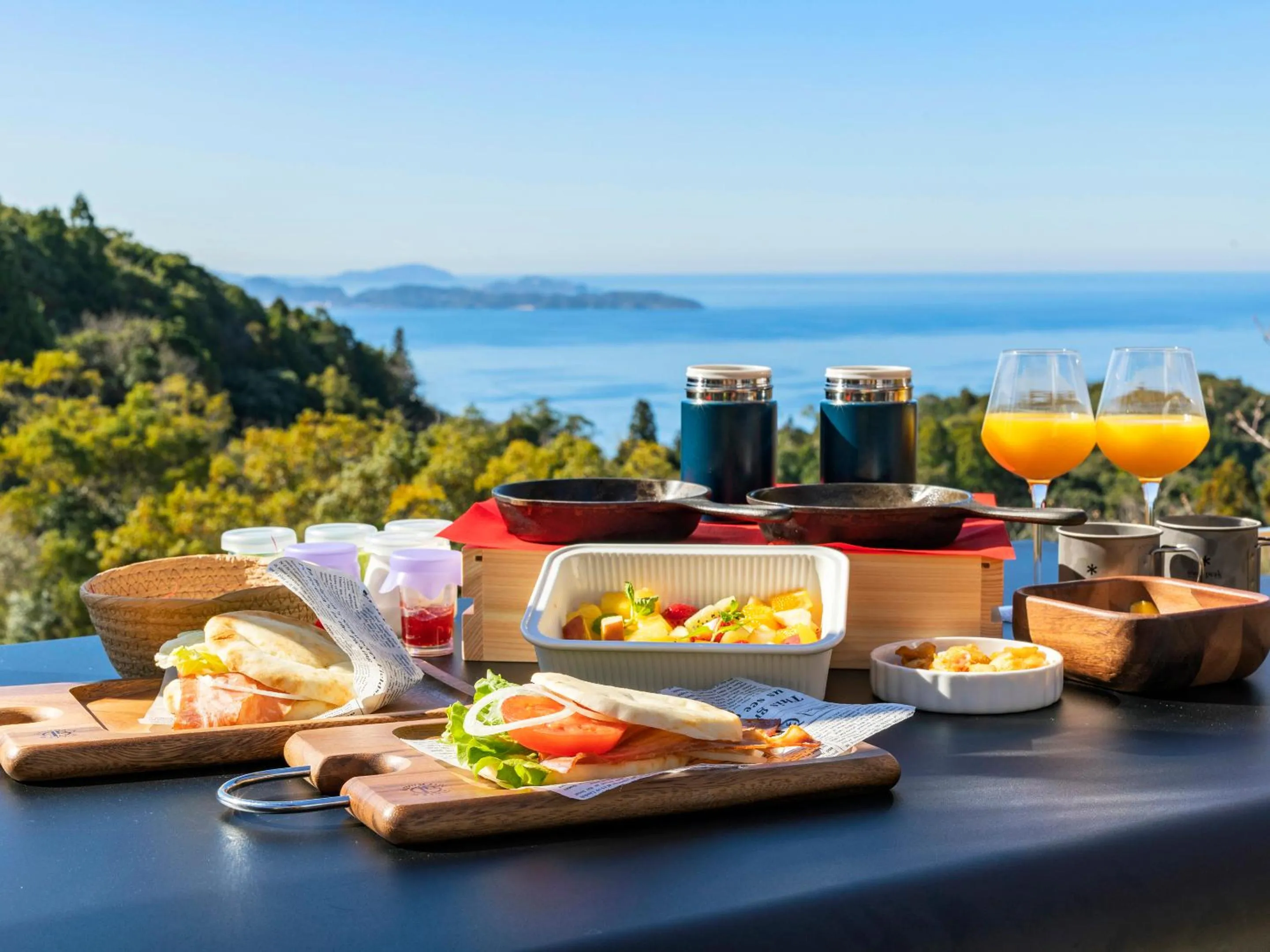 Breakfast in Glamping Resort GLANSO NAGASAKI