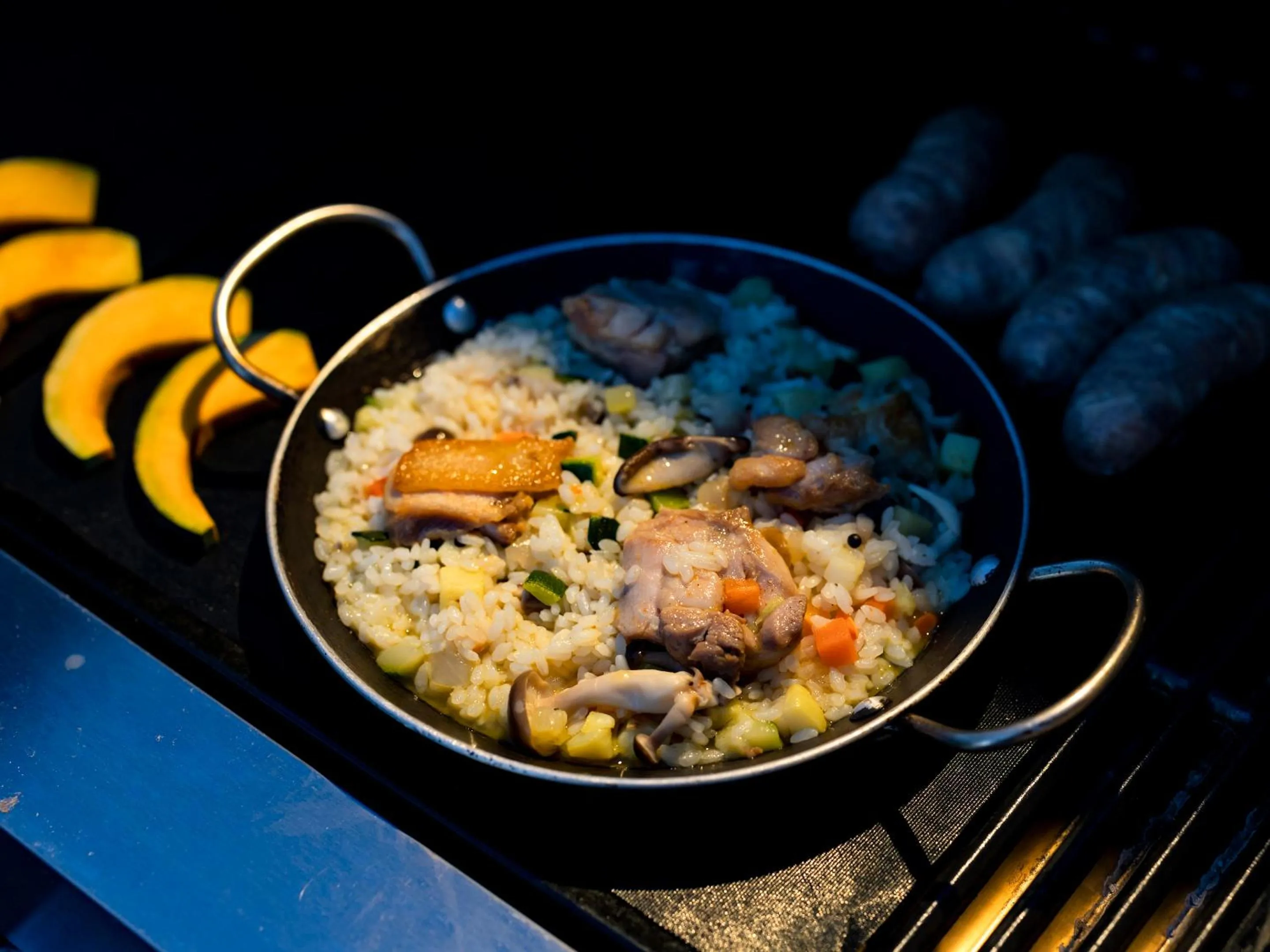 Dinner in Glamping Resort GLANSO NAGASAKI