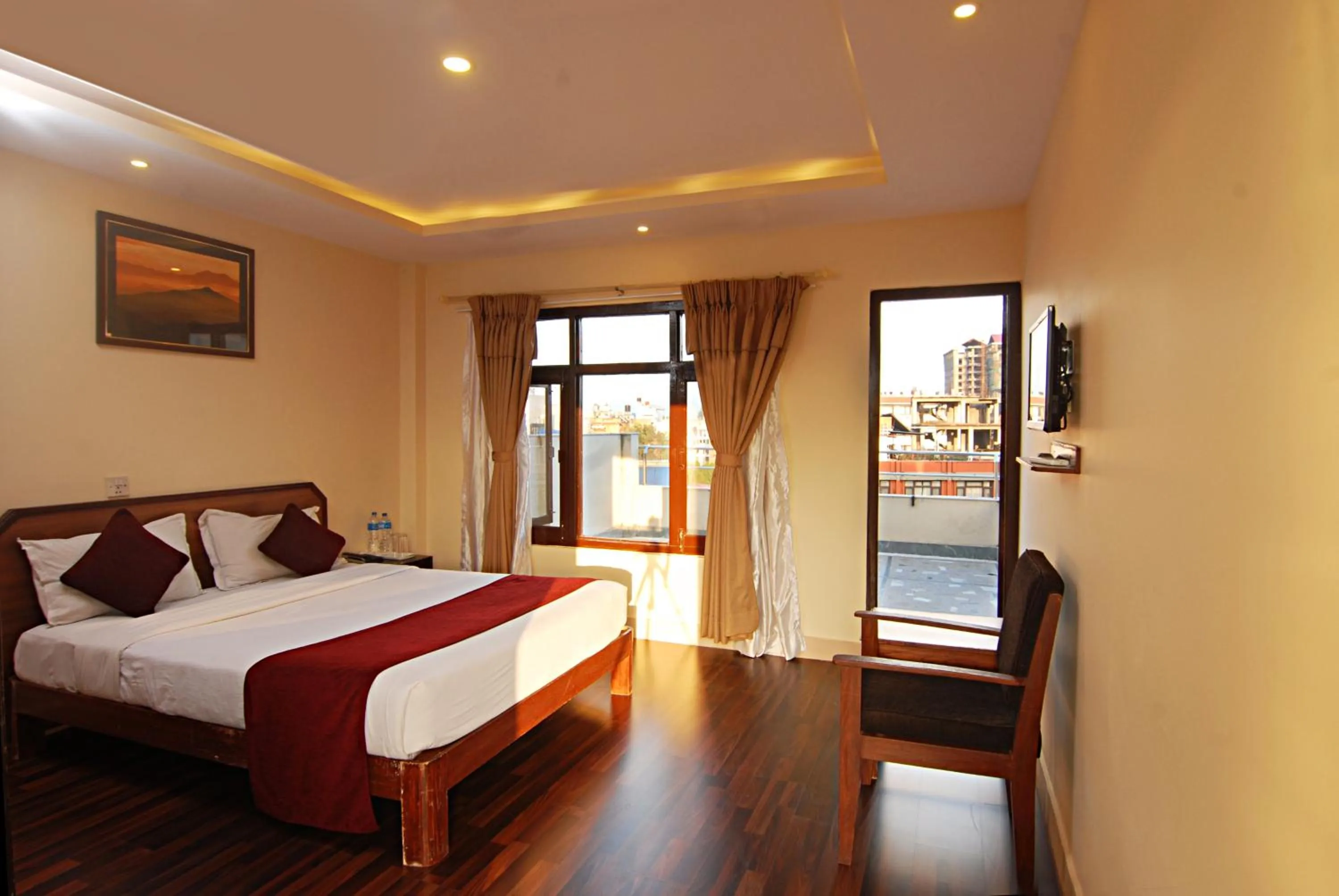 Restaurant/places to eat, Bed in Thamel Grand Hotel