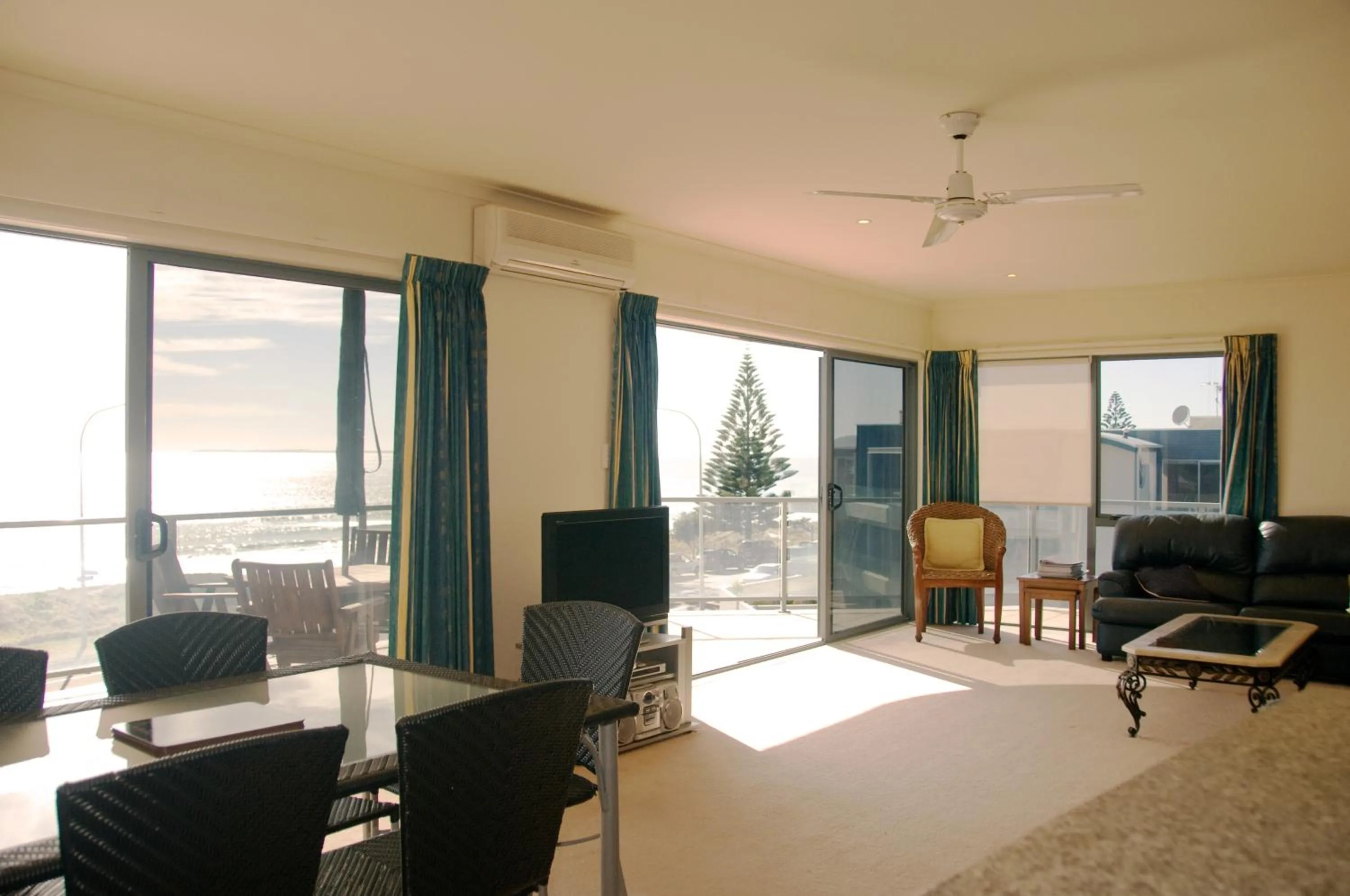Living room in The Reef Beachfront Apartments