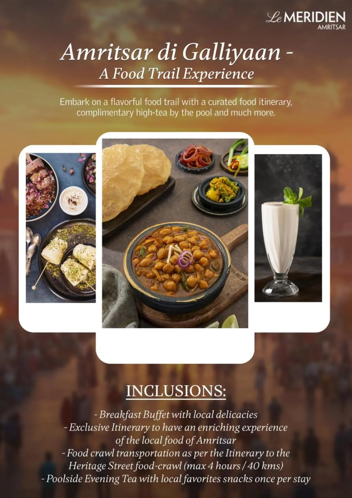 room service in Le Meridien Amritsar