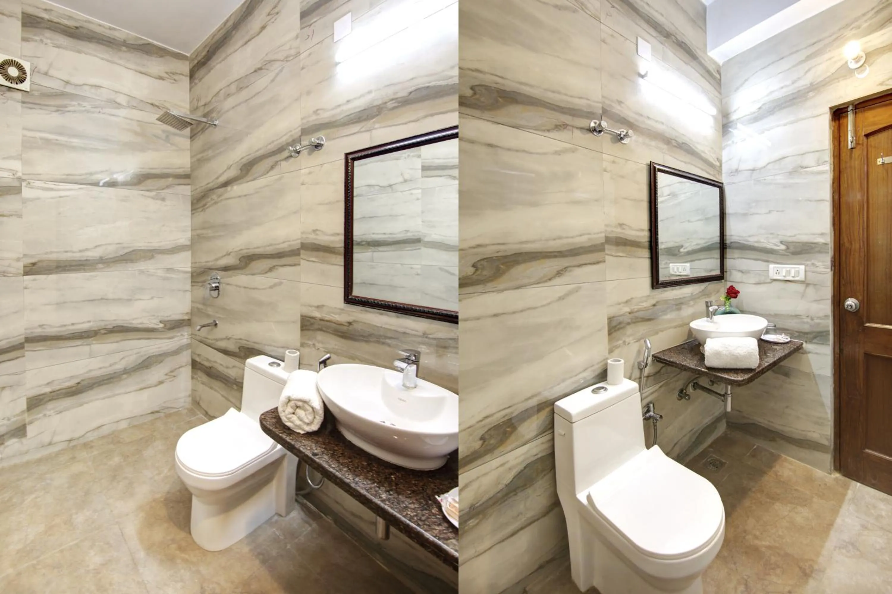 Shower in Persona International Hotel Karol Bagh Delhi