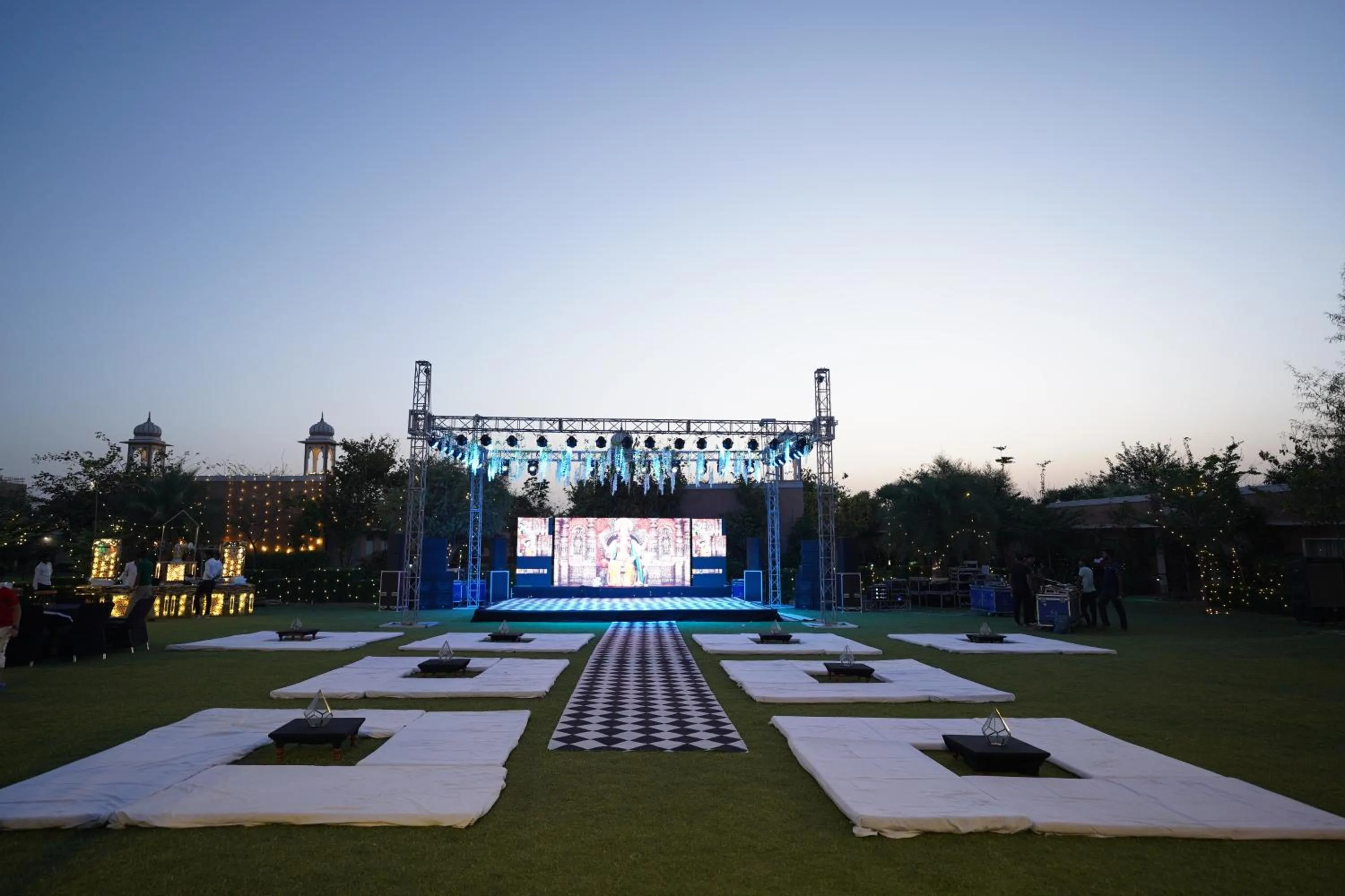 Garden view in Aangan Resort Mandawa