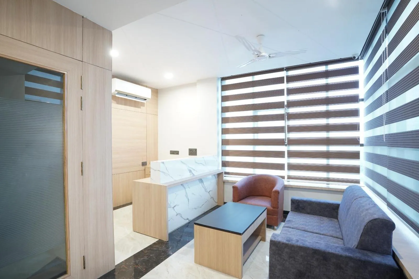 Lobby or reception in Hotel Krishna Inn