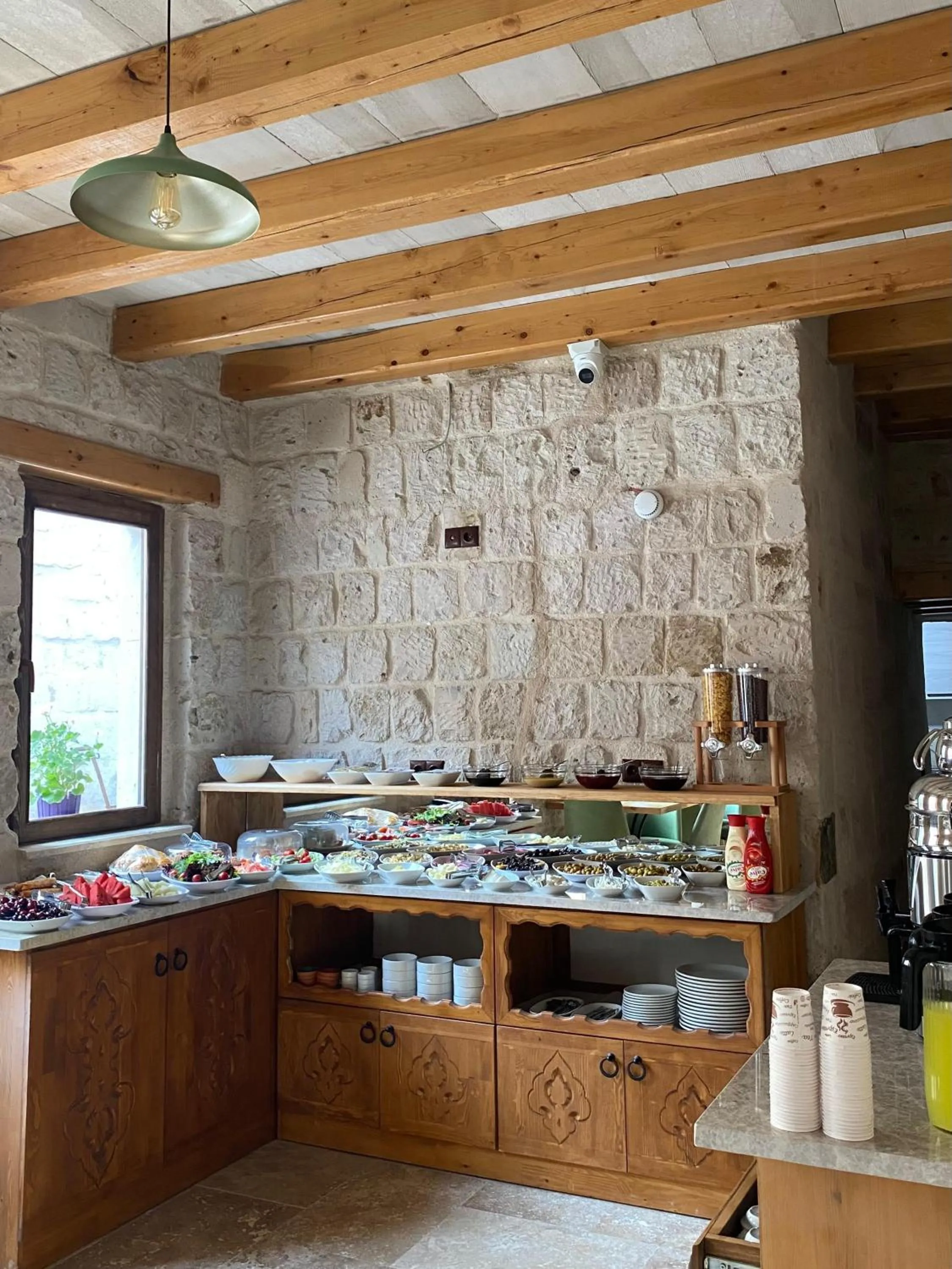 Buffet breakfast in Göreme Escape Cave