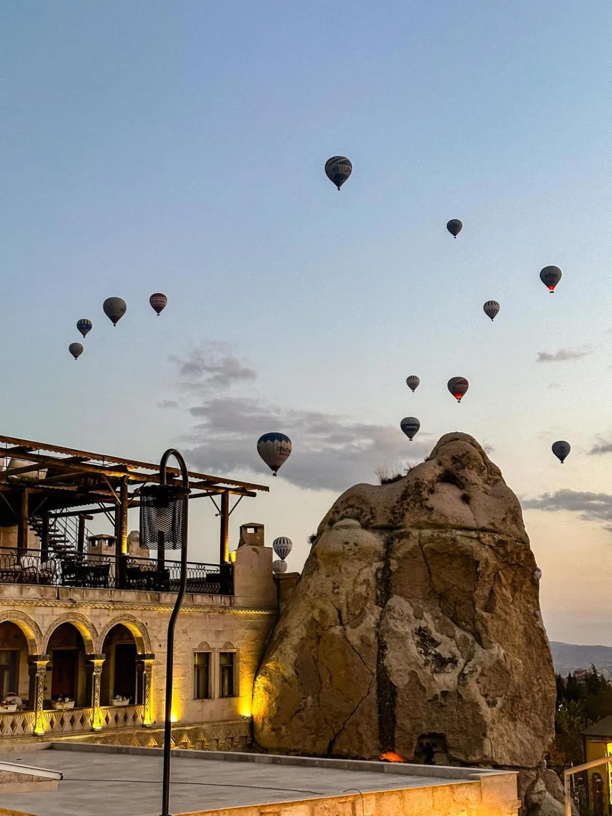 Natural landscape in Göreme Escape Cave