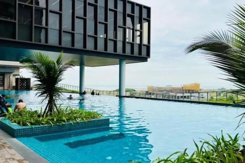 Pool view in Bali Residences Melaka by E&E Homestay
