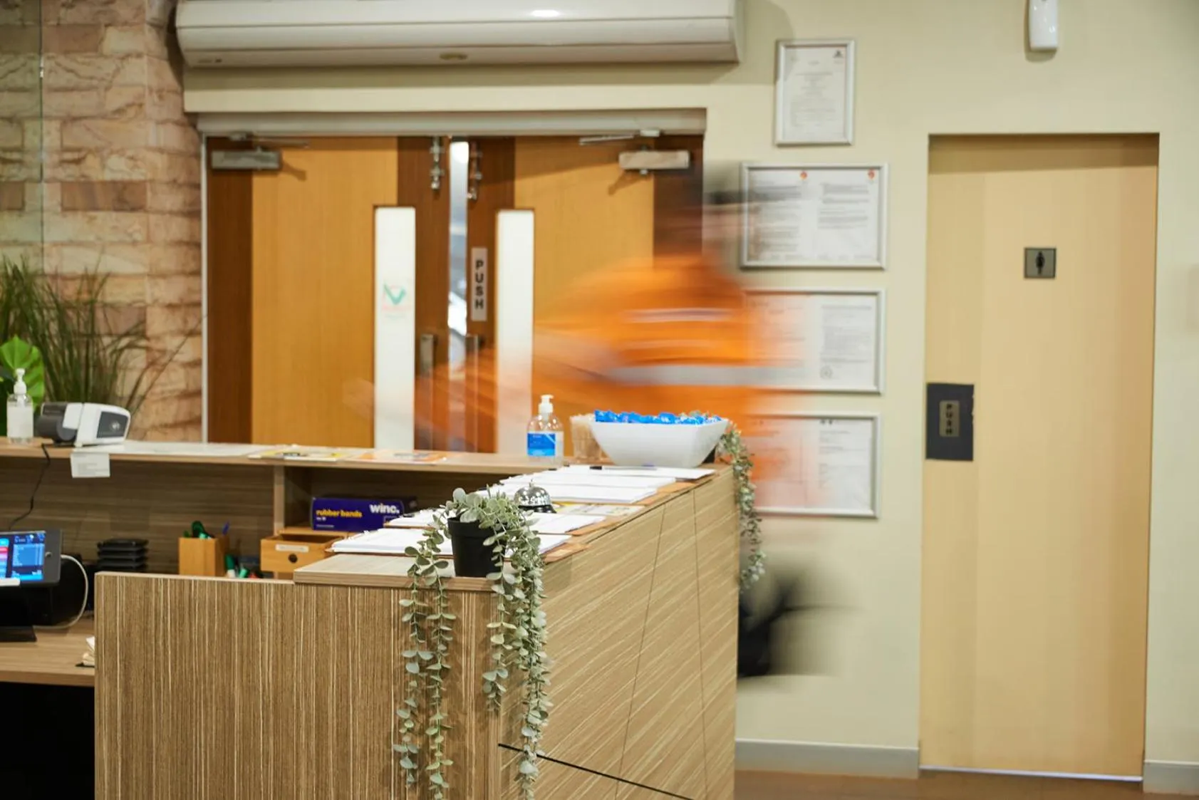 Buffet breakfast in Newman Hotel