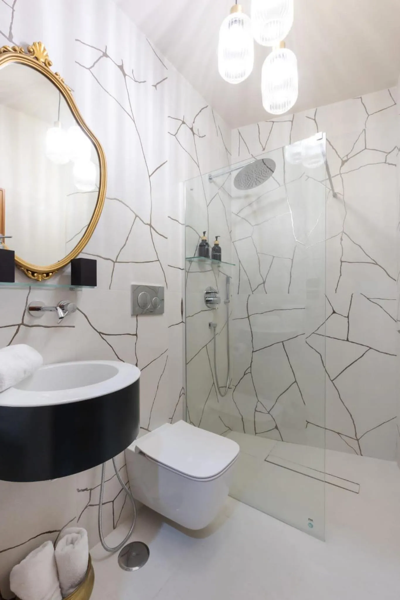 Shower in AmalfiRa Luxury Seaview Rooftop
