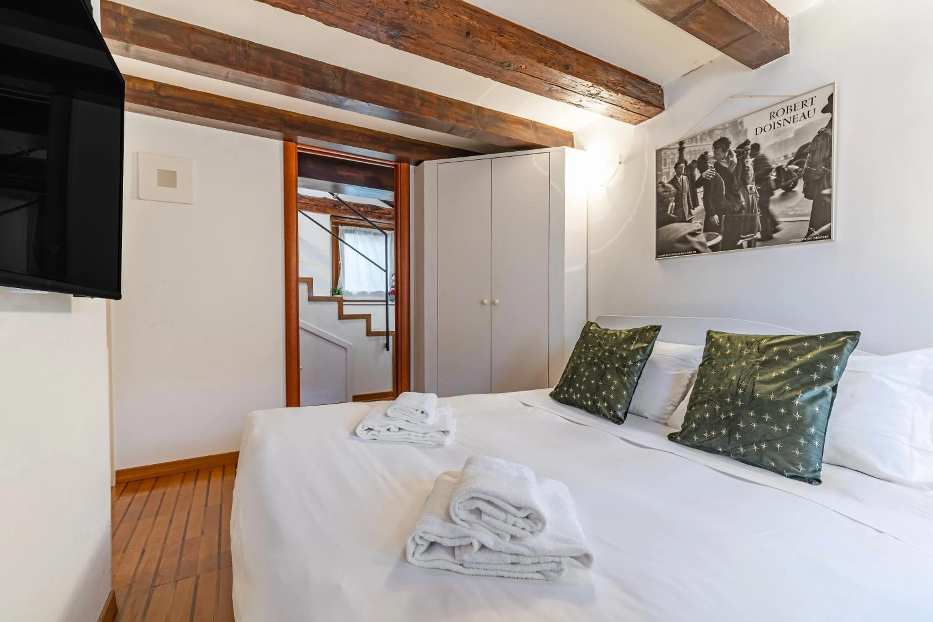 Bed in Attico San Marco