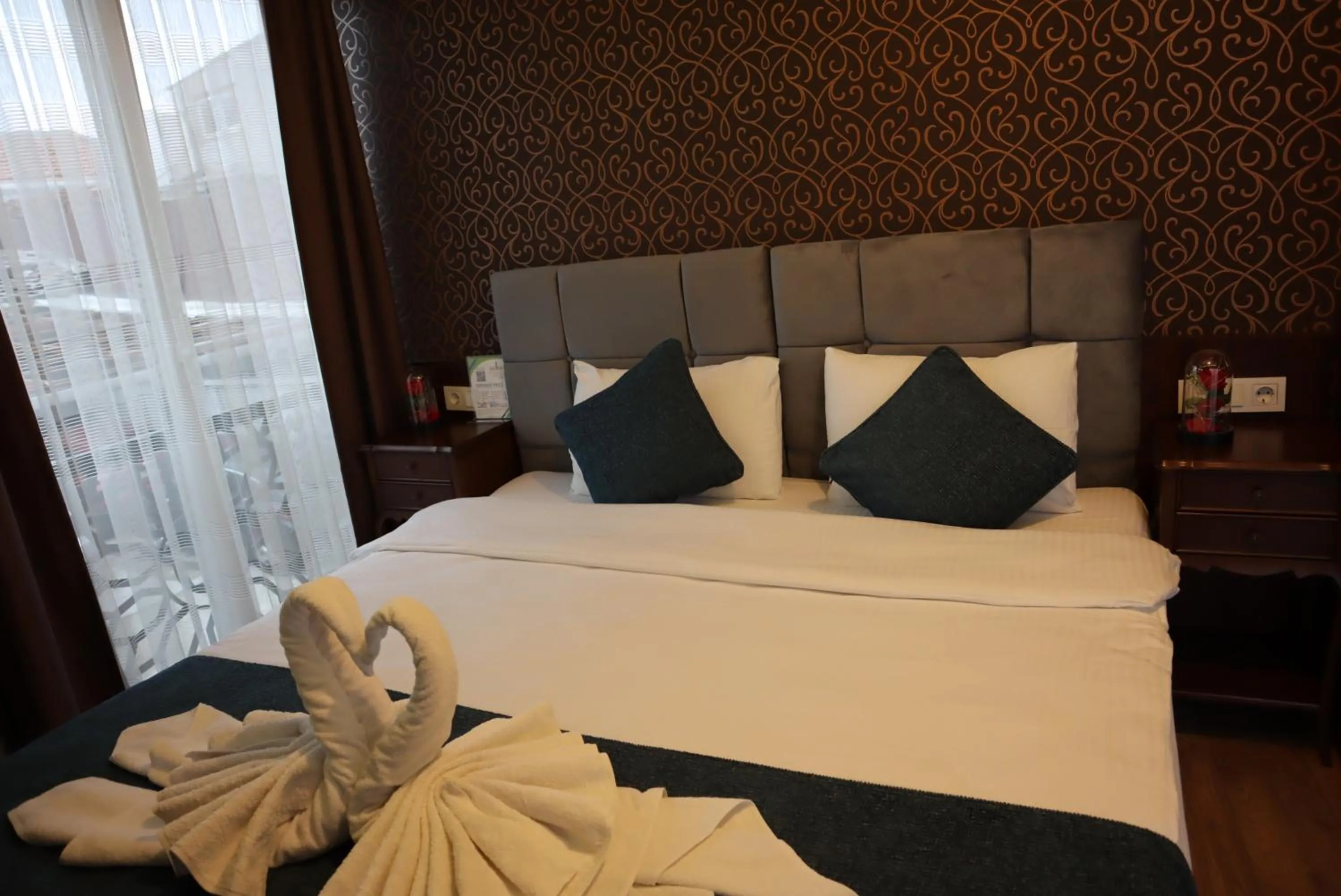 Bed in Galata istanbul Hotel