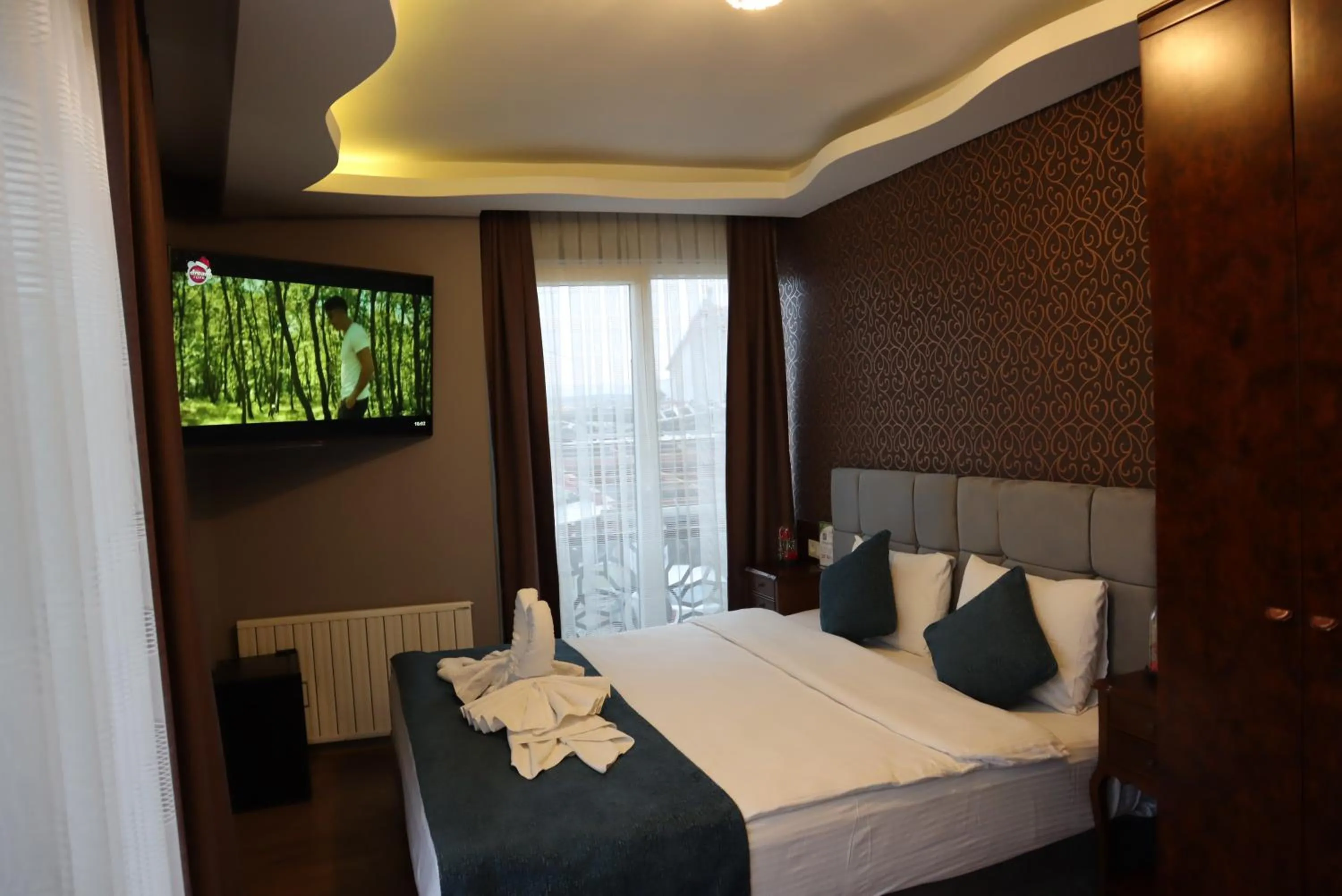 Bed in Galata istanbul Hotel