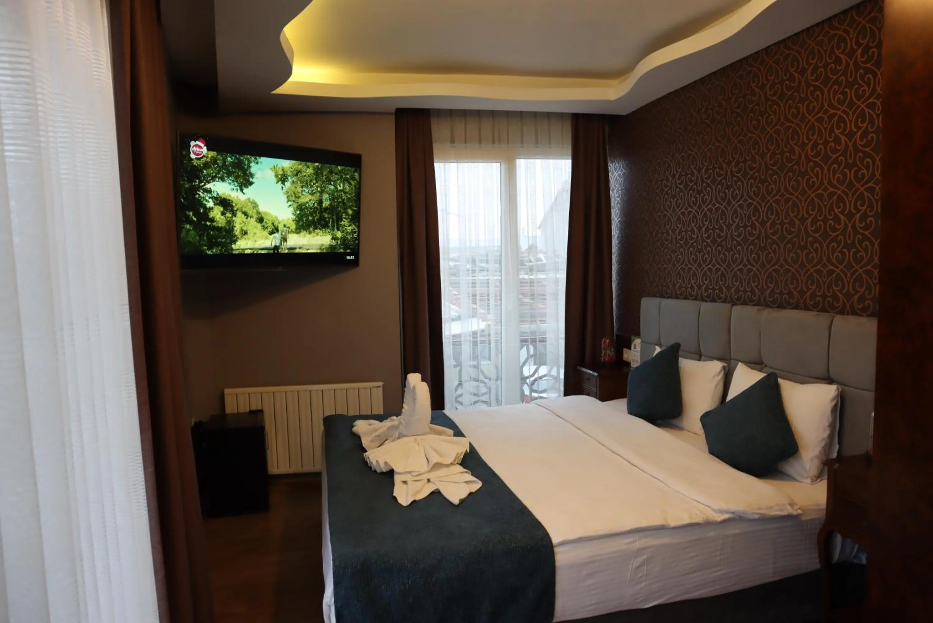 Bed in Galata istanbul Hotel