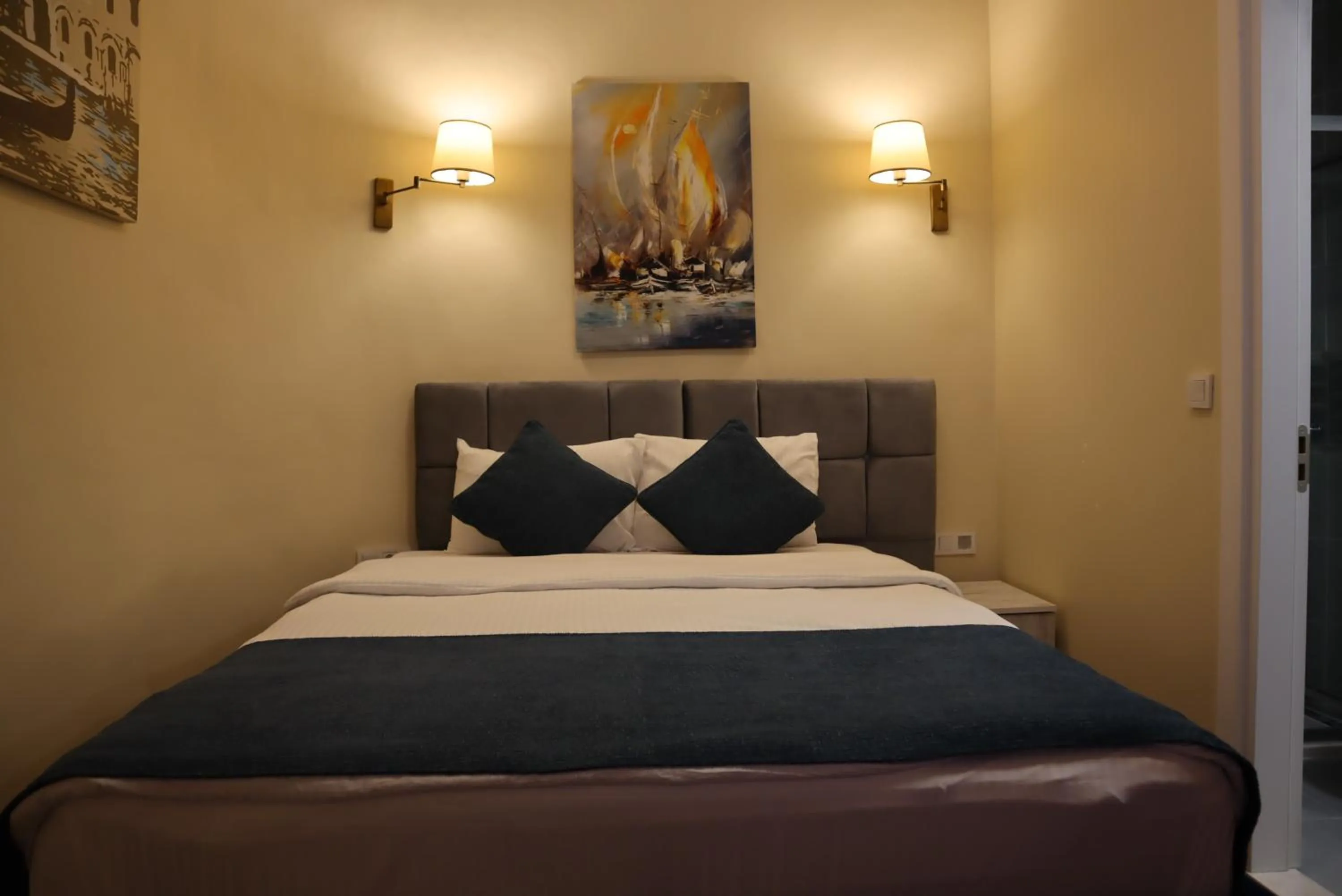 Bed in Galata istanbul Hotel