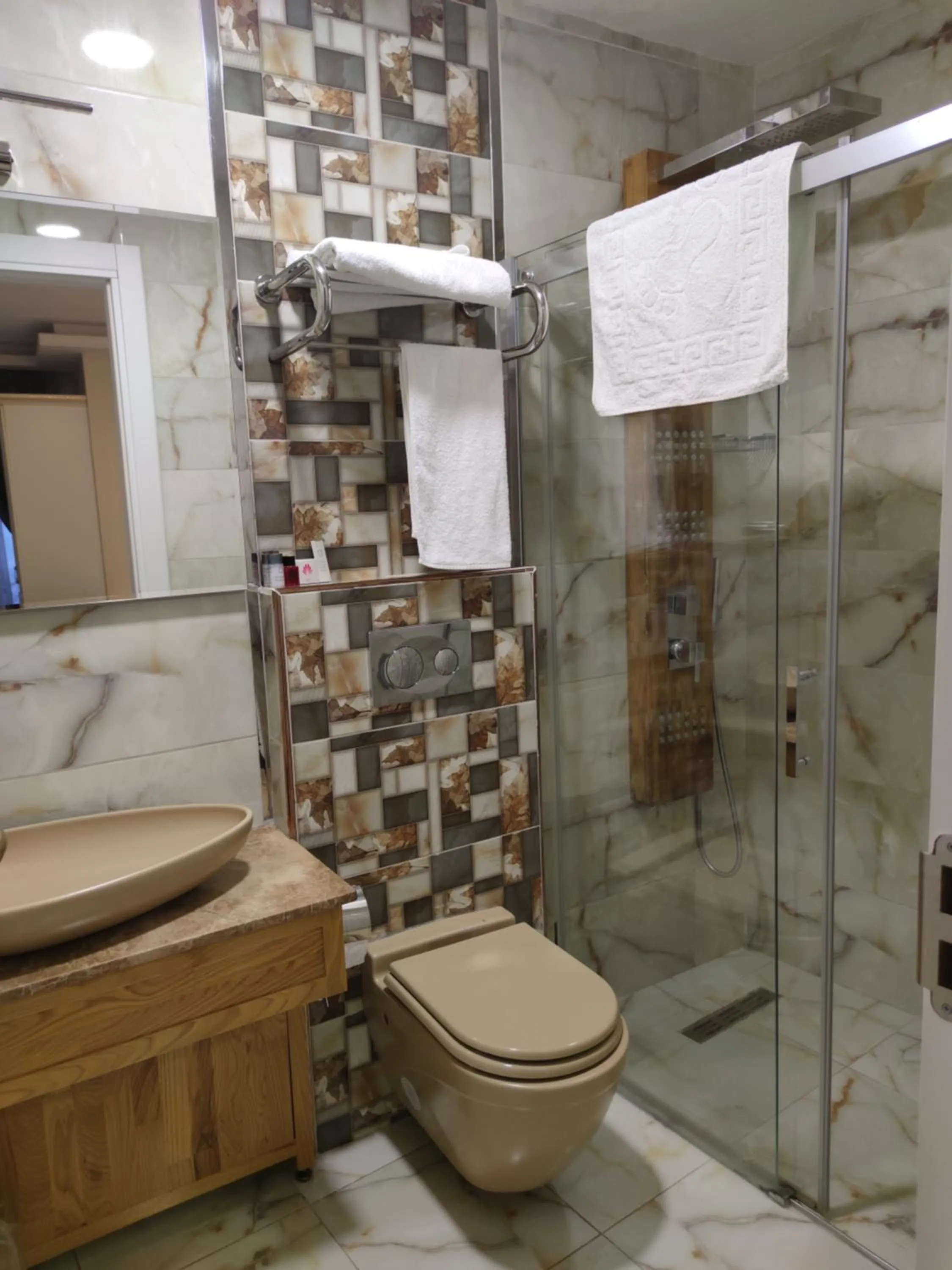 Shower in Galata istanbul Hotel