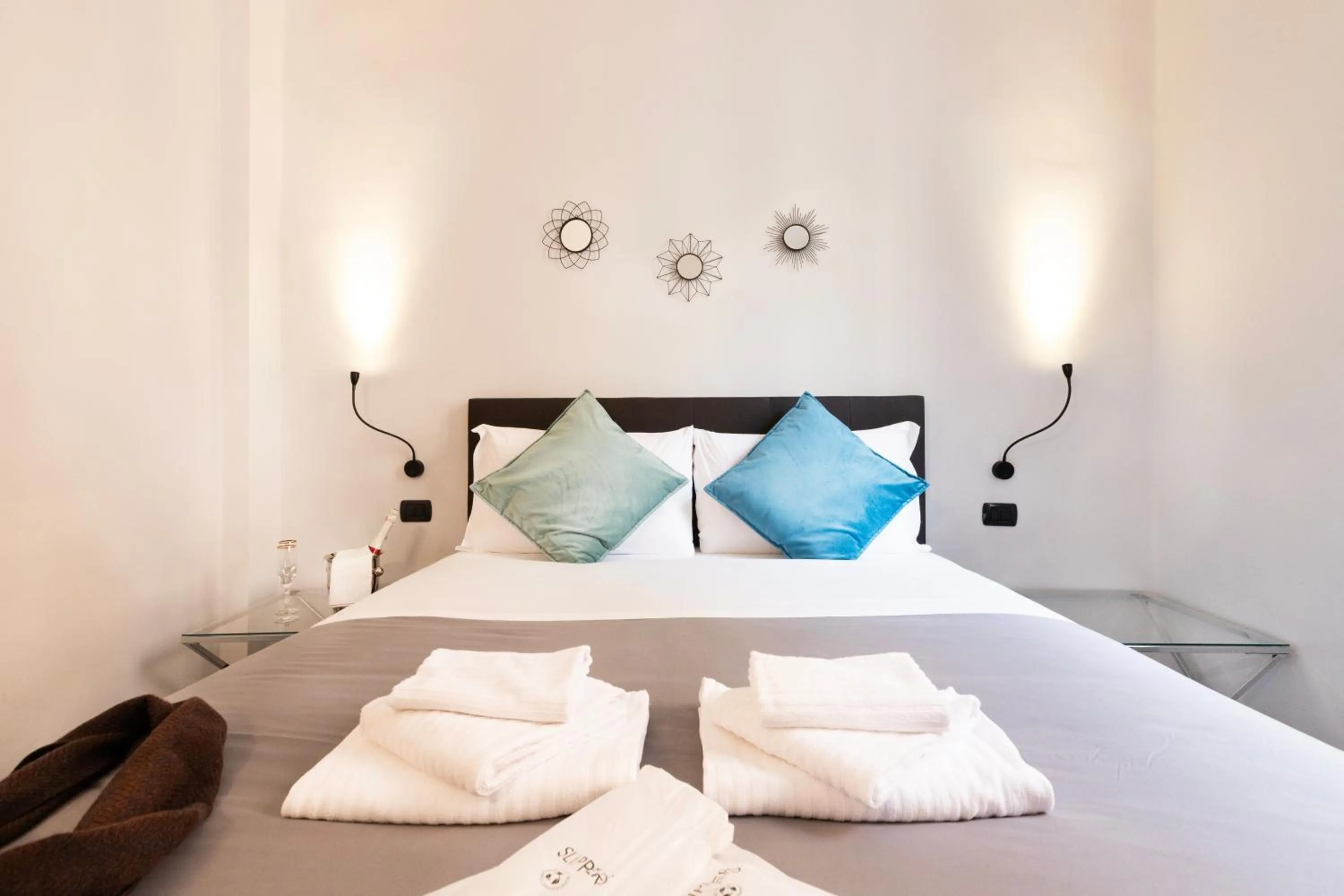 Bed in Cloud 9 Hotel