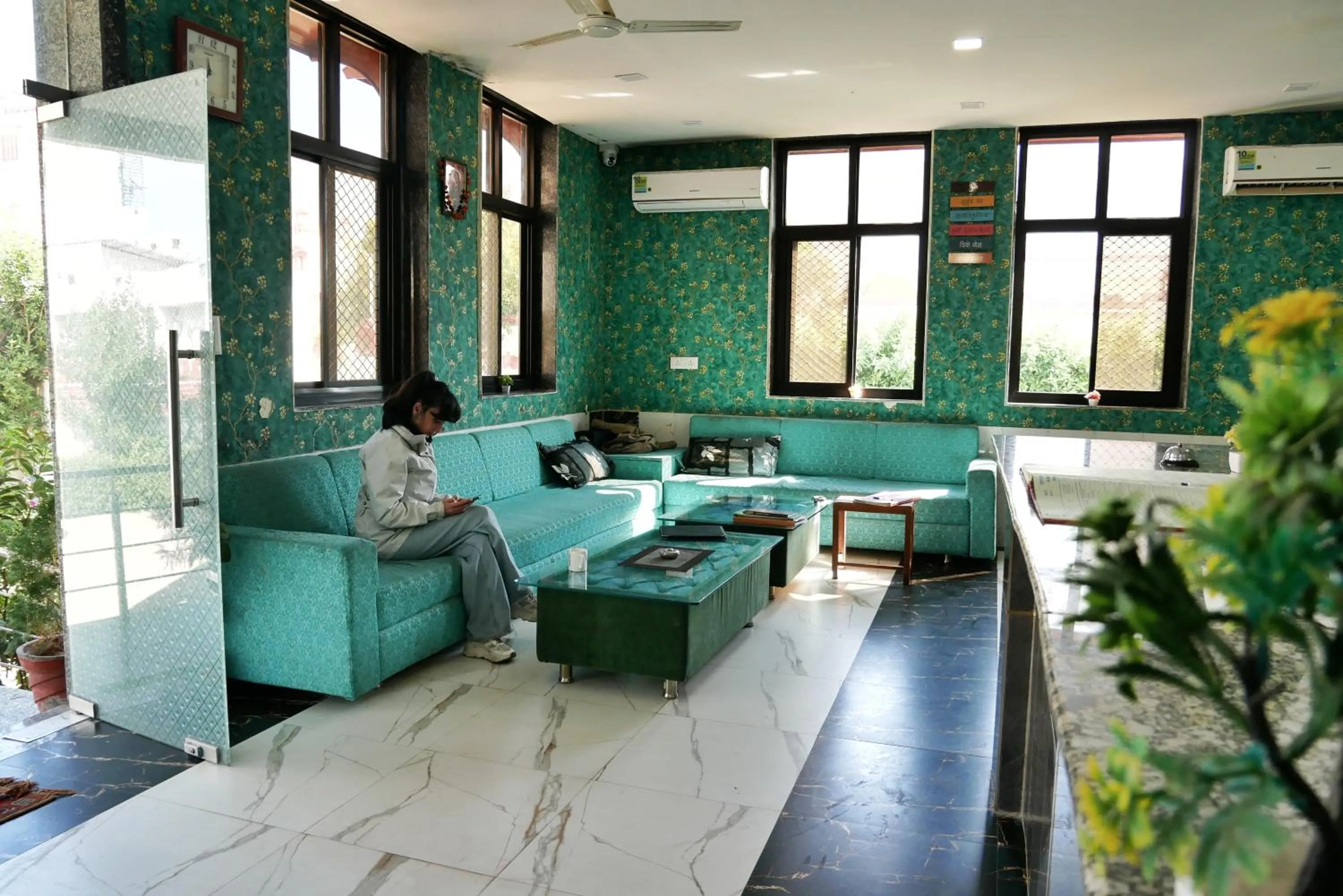 Seating area in Hotel Grand Vijay