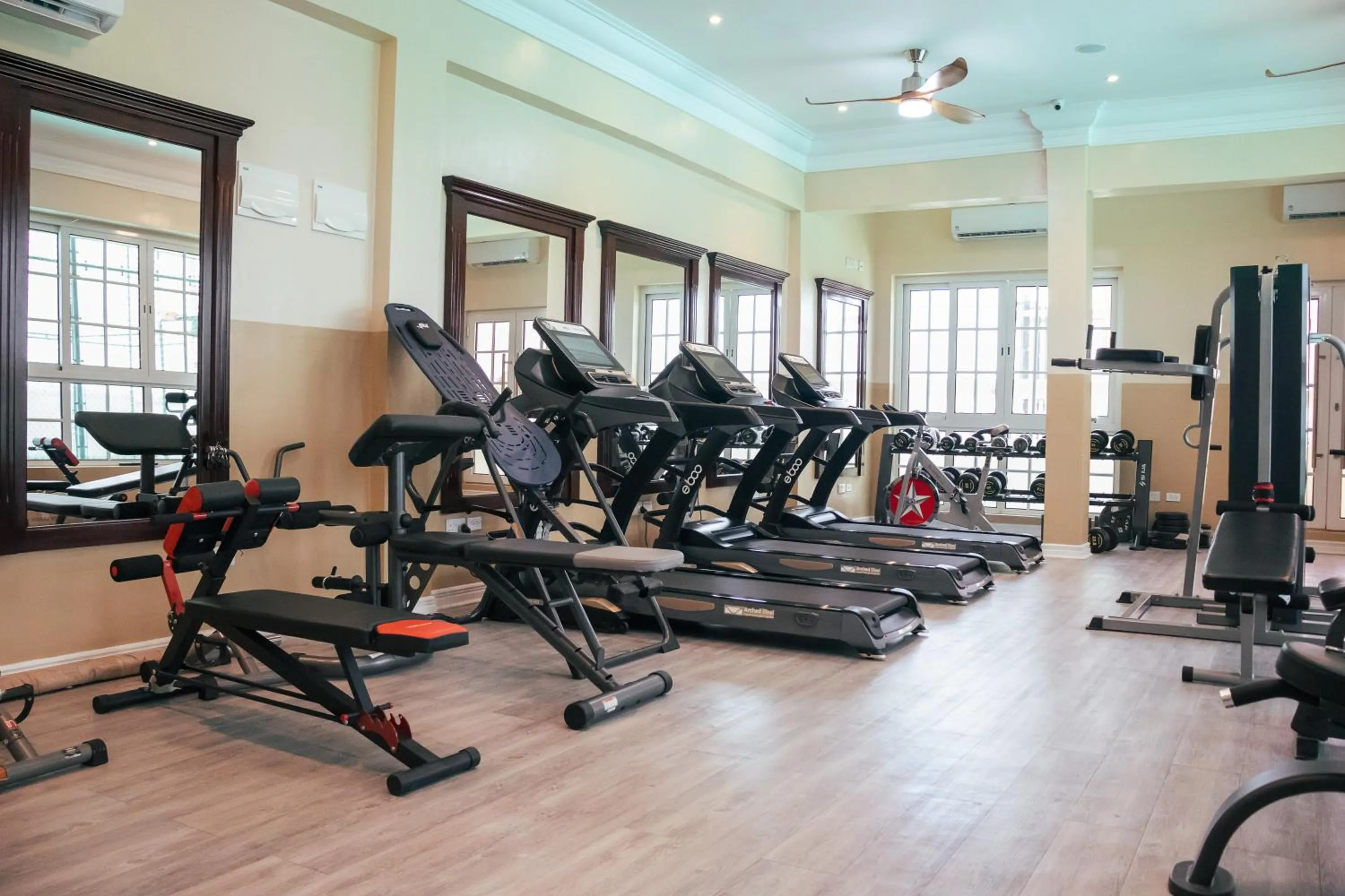 Fitness centre/facilities in Zimansky Hotel
