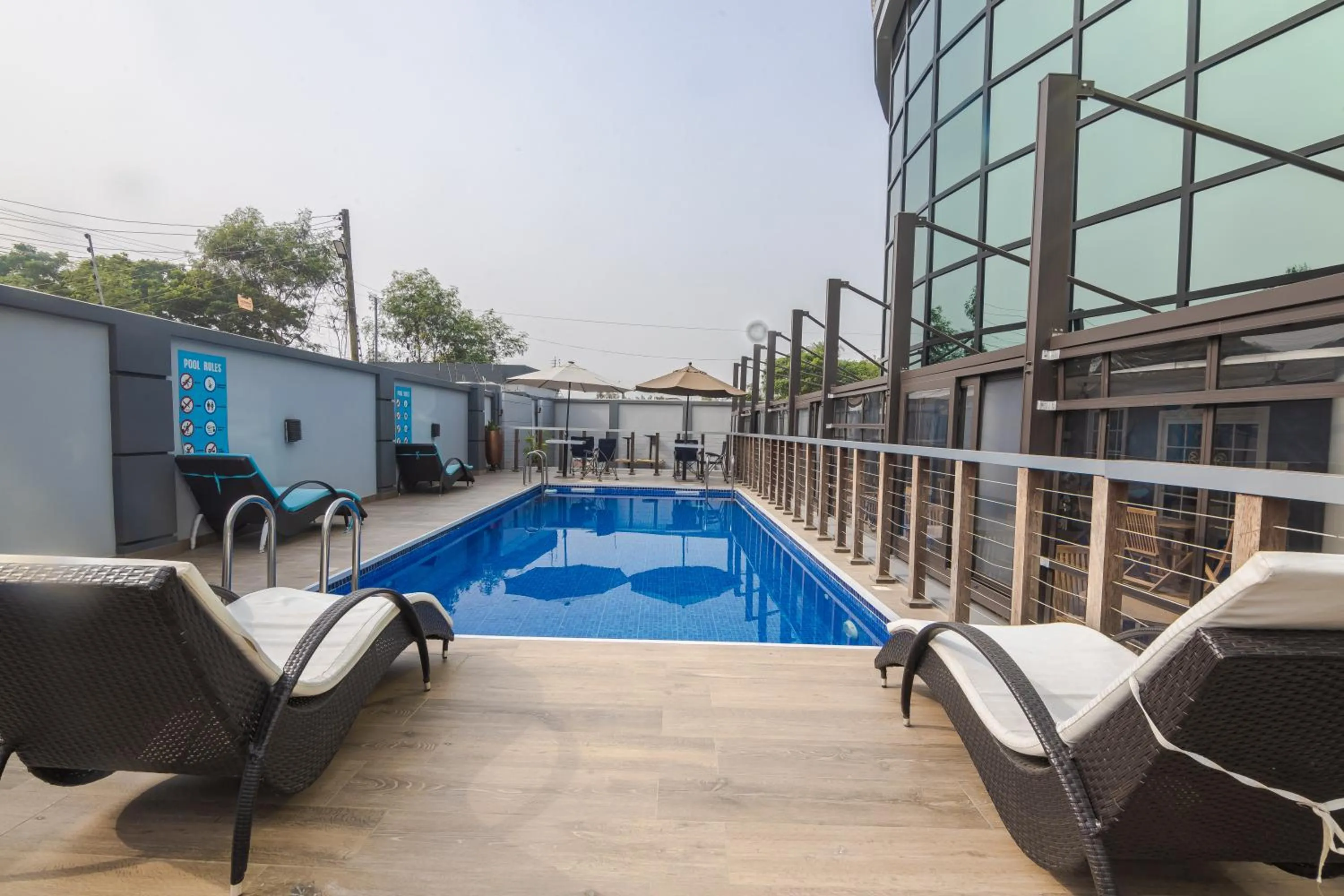 Swimming pool in Zimansky Hotel