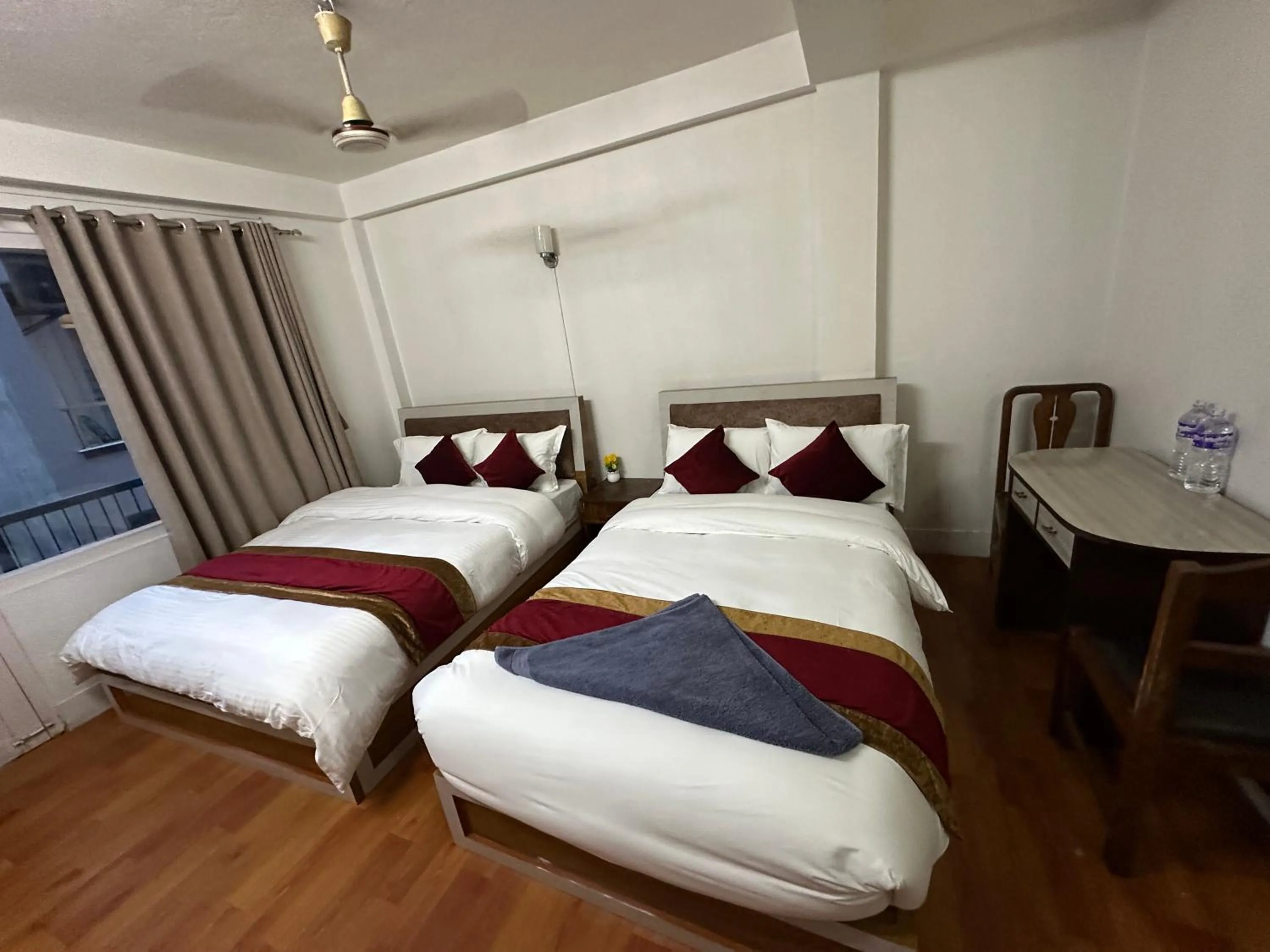 Bed in Om Tara Guest House Pvt Ltd