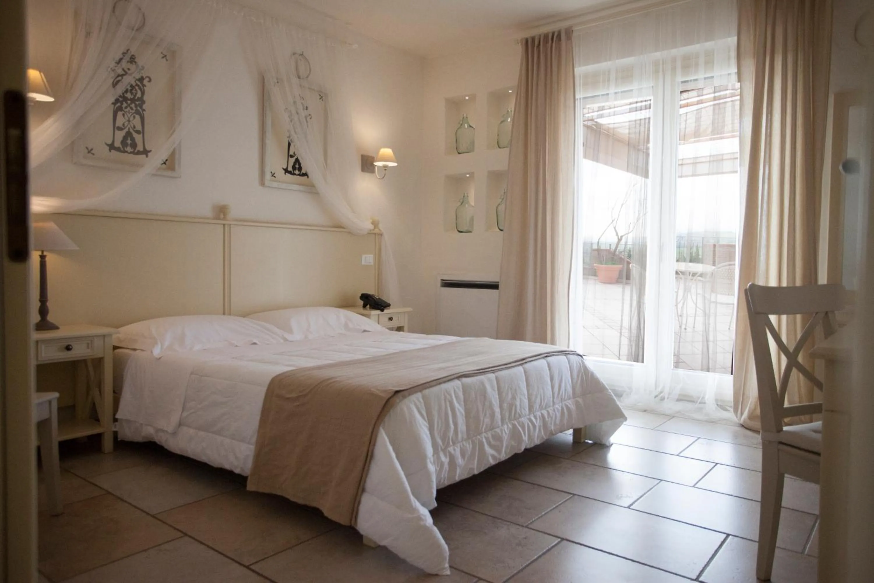 Double or Twin Room with Terrace - single occupancy in Relais in Contrada
