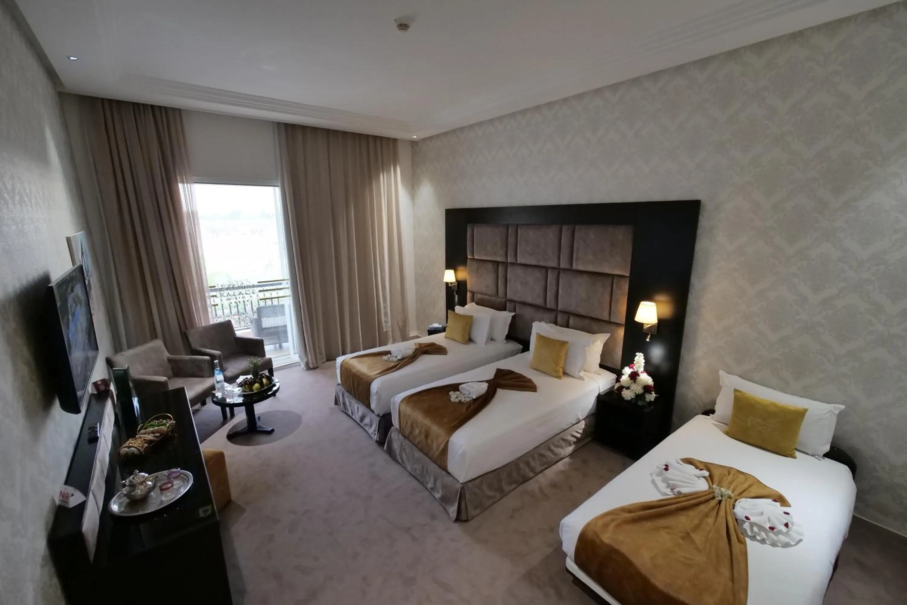 Bed in El Olivar Palace Marrakech All Inclusive, Aquapark & SPA