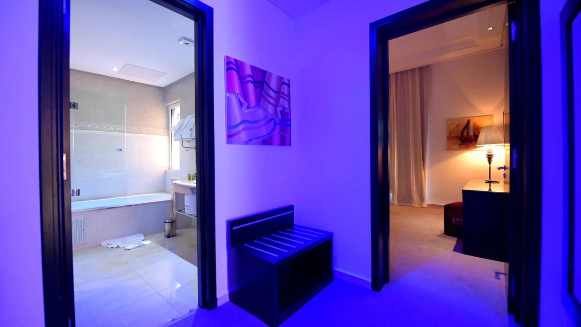 Bed in El Olivar Palace Marrakech All Inclusive, Aquapark & SPA