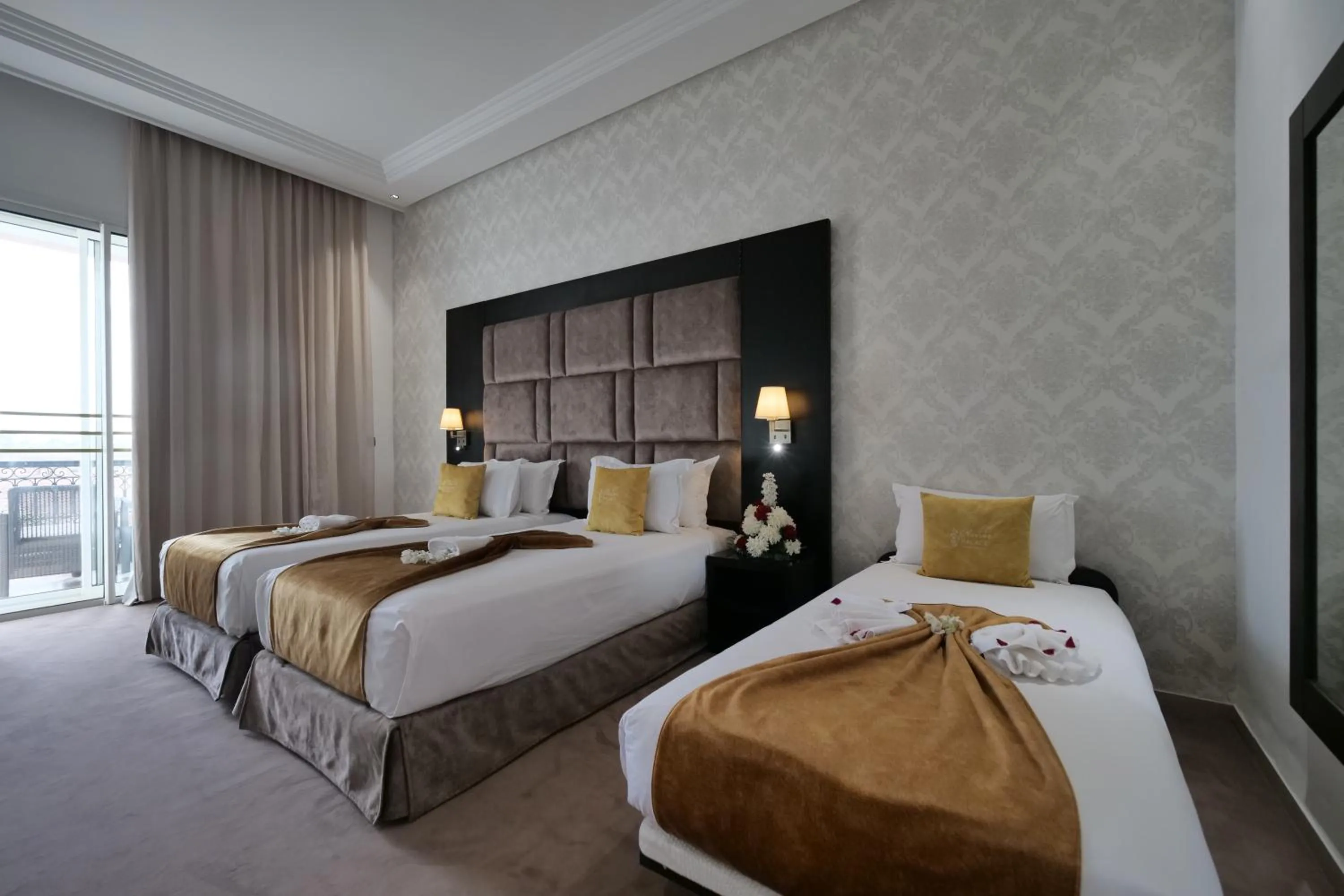 Bed in El Olivar Palace Marrakech All Inclusive, Aquapark & SPA