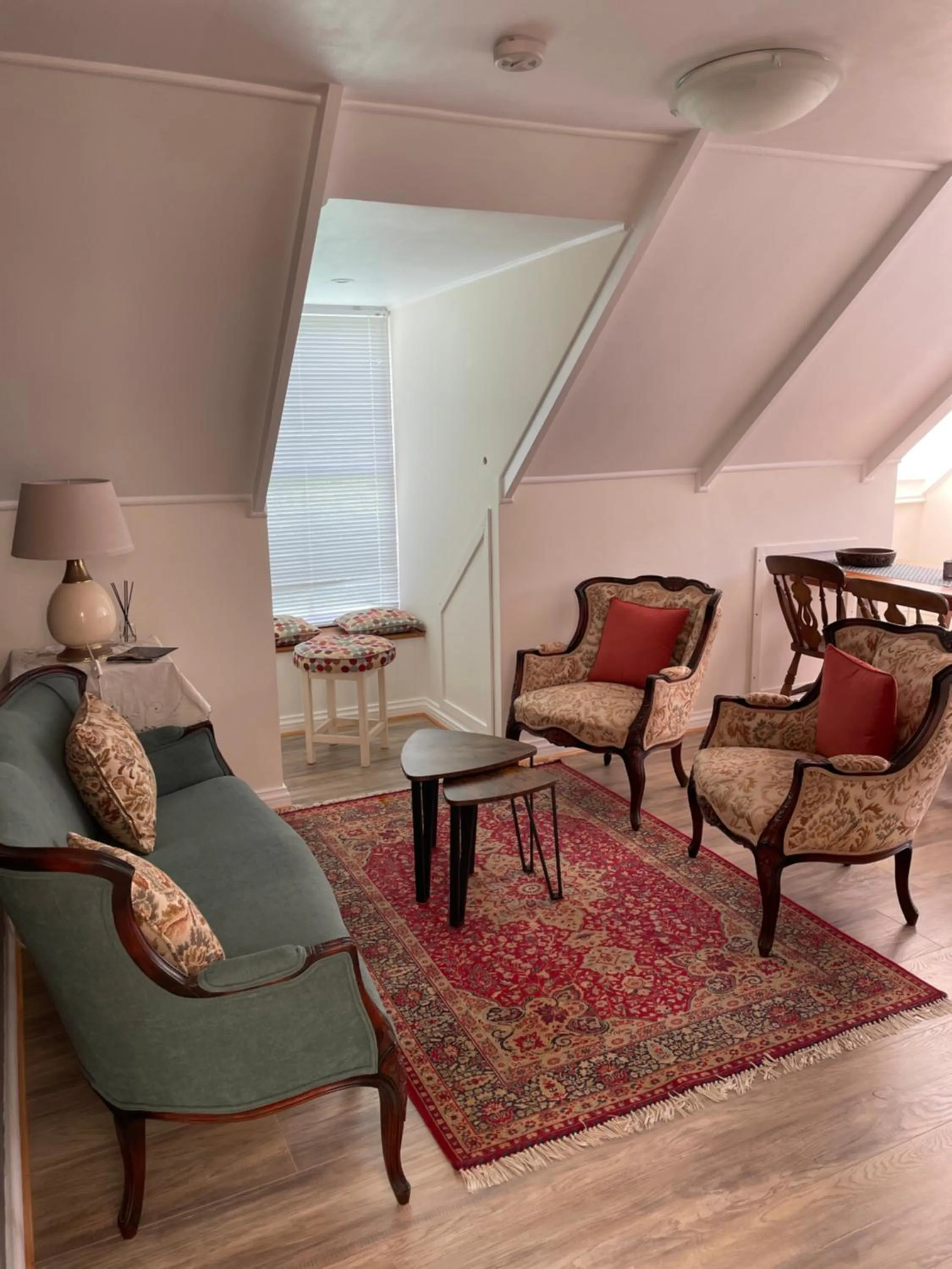 Seating area in Beside Still Waters