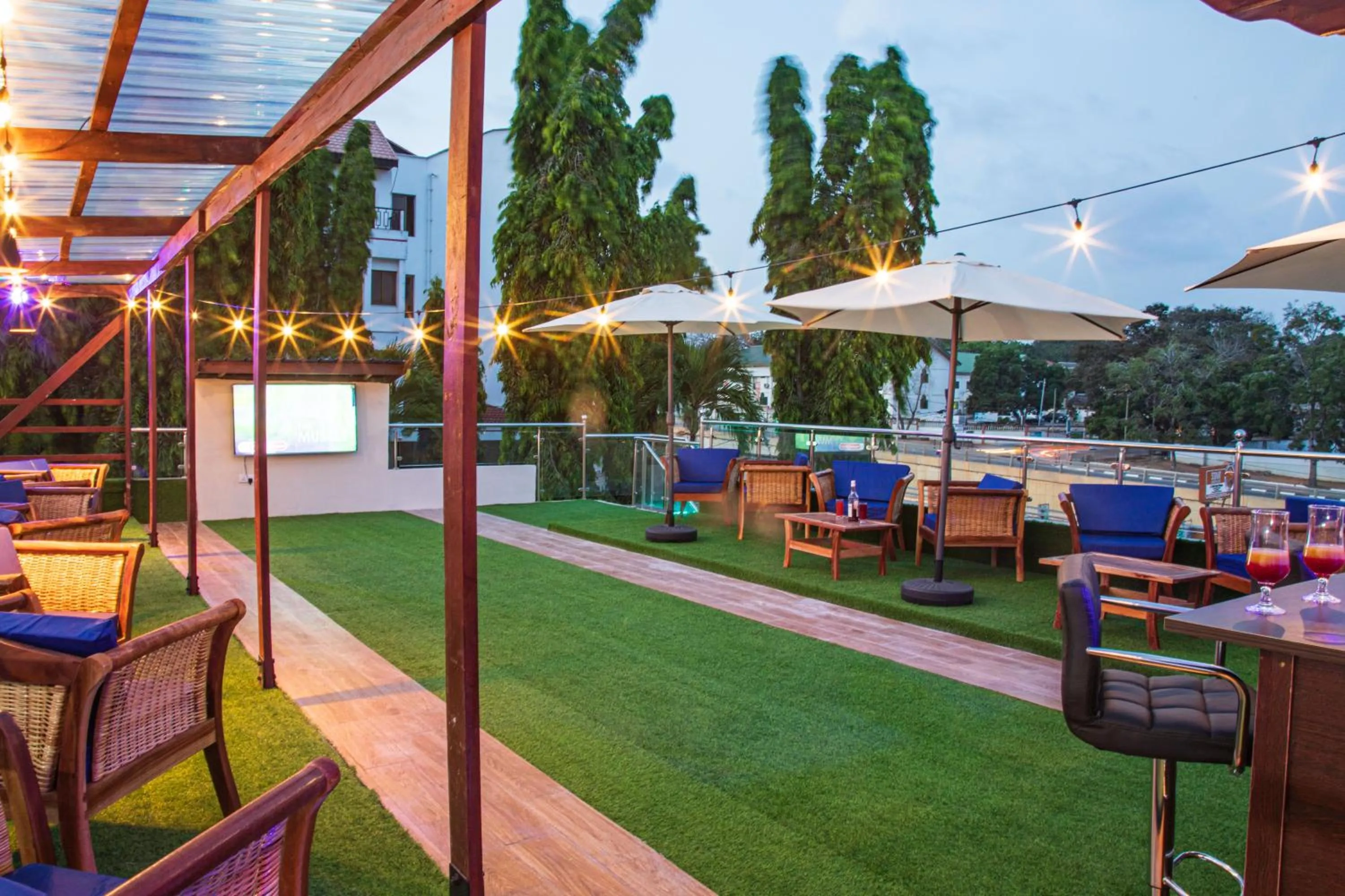 Evening entertainment in SSNIT GUEST HOUSE