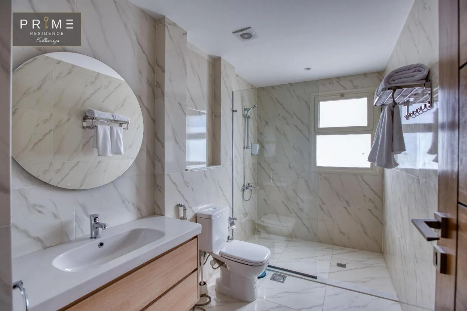 Shower in Prime Residence Kattameya