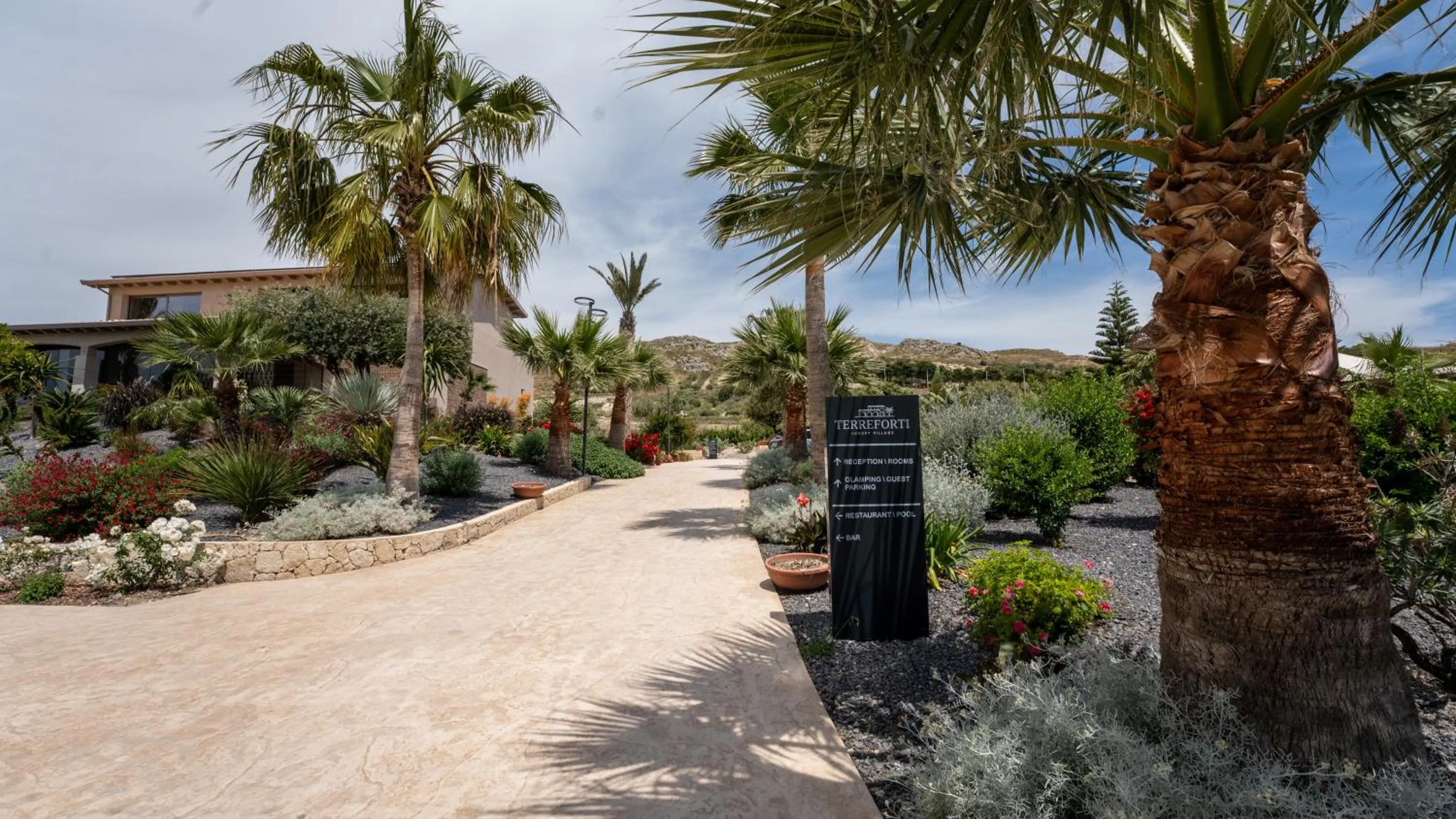 Garden view in Terreforti Luxury Village