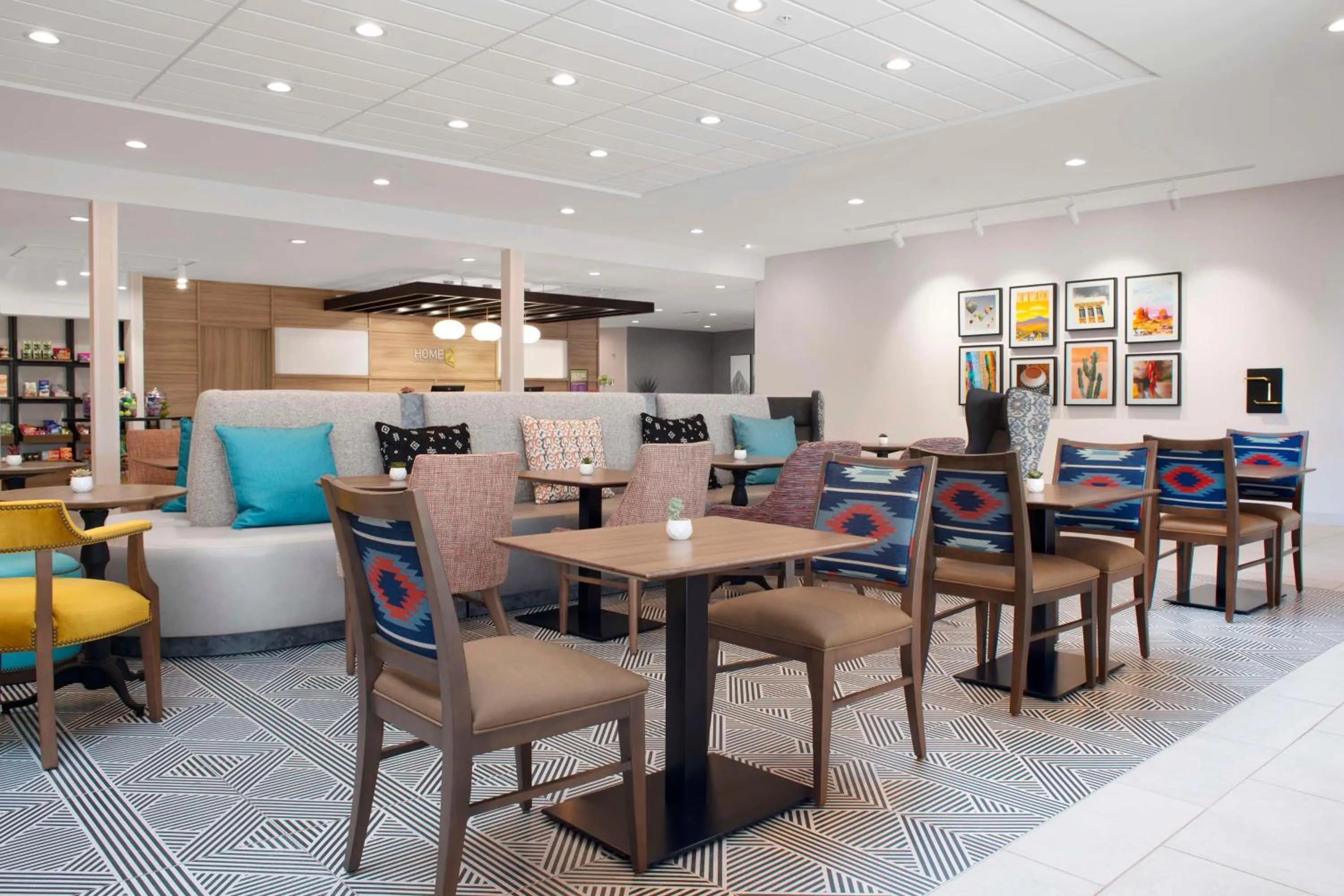 Lobby or reception in Home2 Suites By Hilton Albuquerque Airport