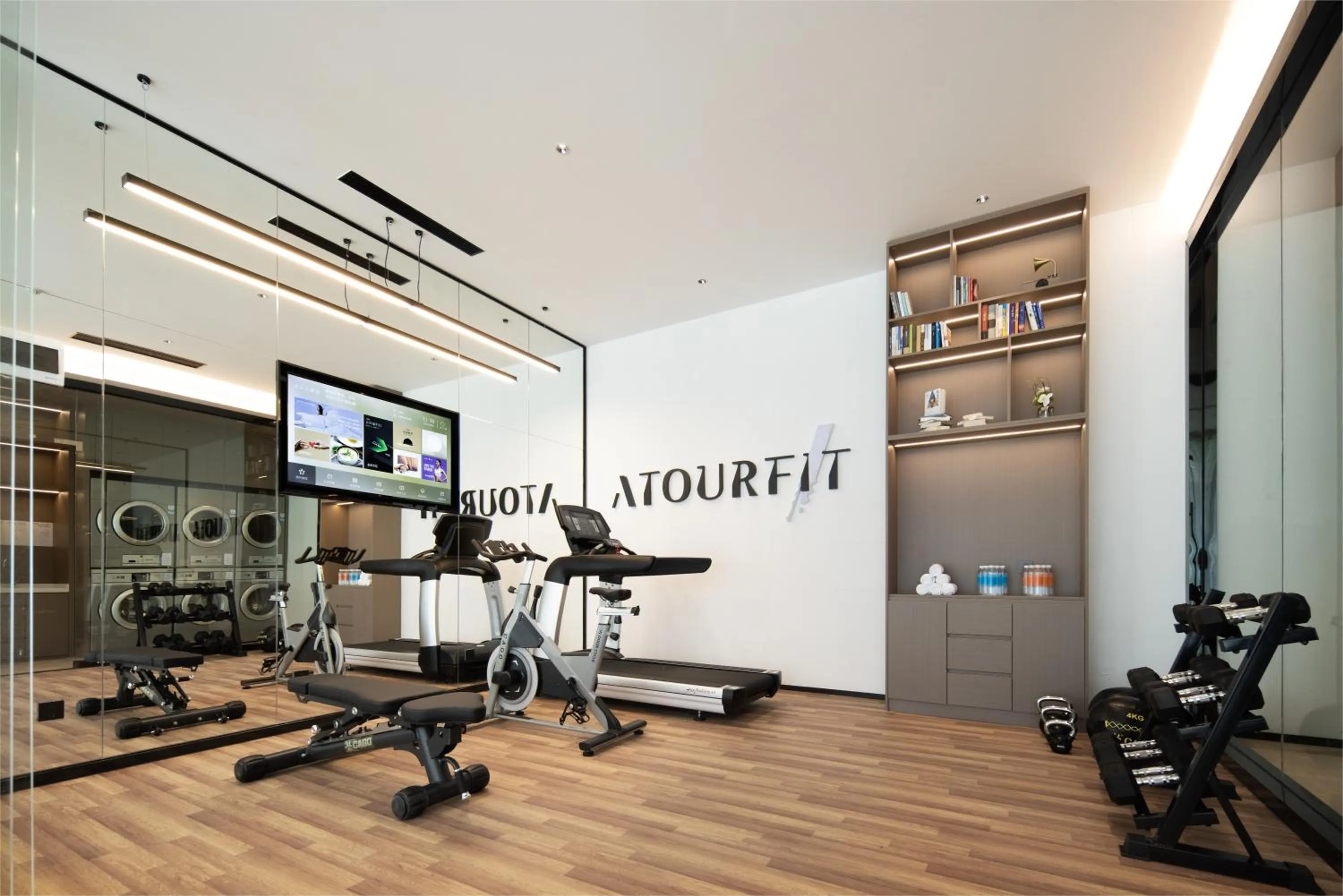 Fitness centre/facilities in Atour X Hotel Shenzhen Dapeng Jiaochangwei