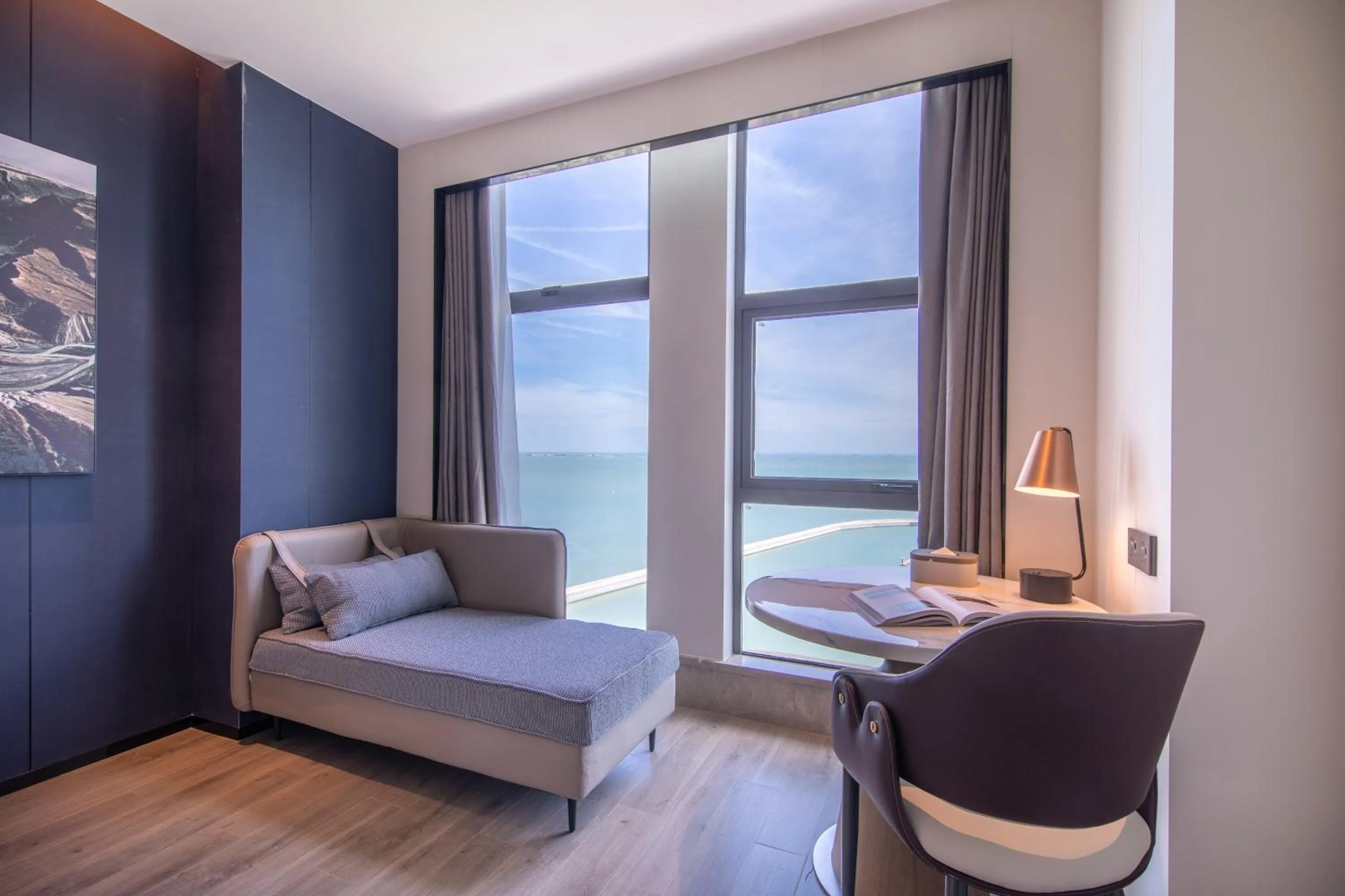 Bed in Atour Hotel Haikou Binhai Avenue Xixiu Beach