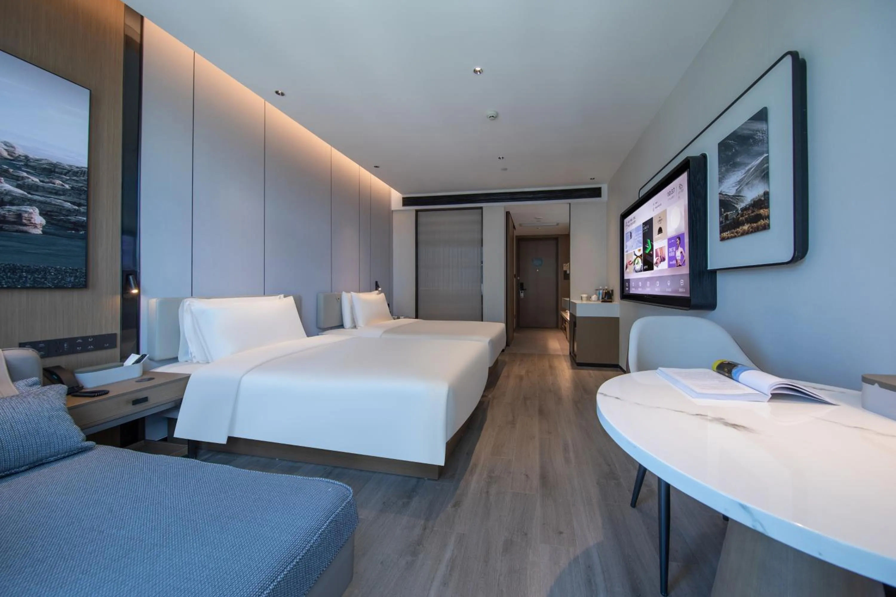 Bed in Atour Hotel Haikou Binhai Avenue Xixiu Beach