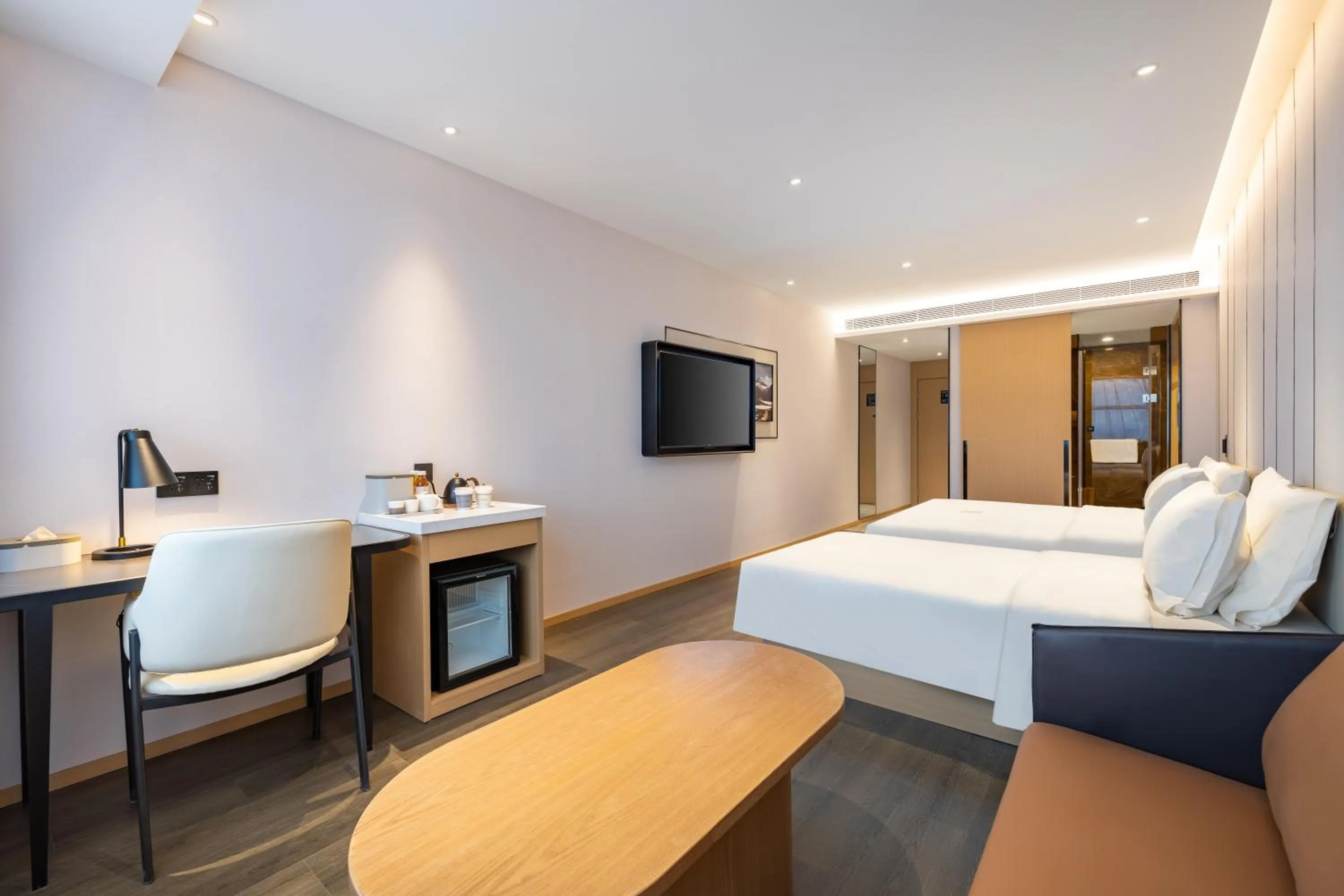 Bed in Atour X Hotel Yanji Department Store West Market