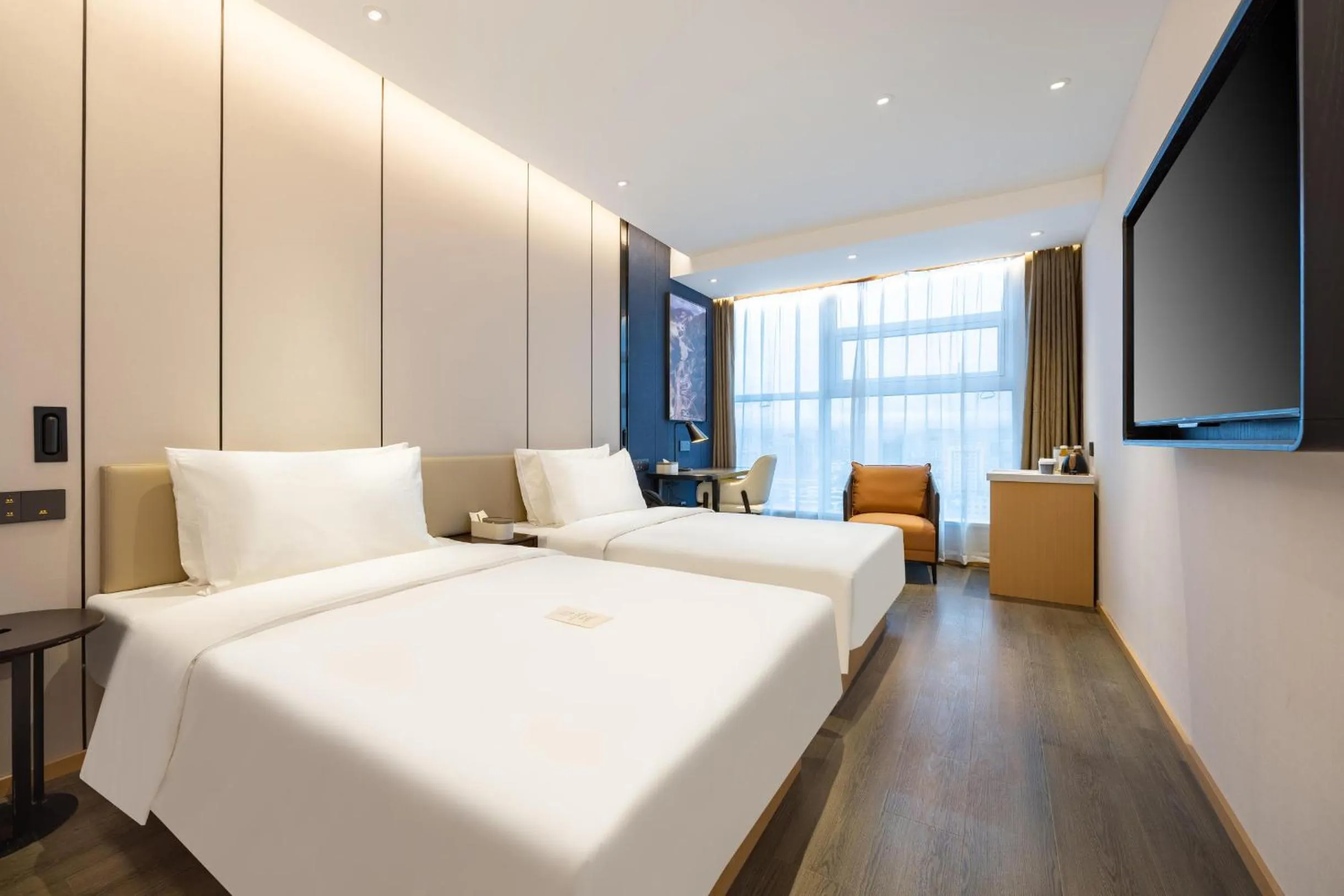 Bed in Atour X Hotel Yanji Department Store West Market