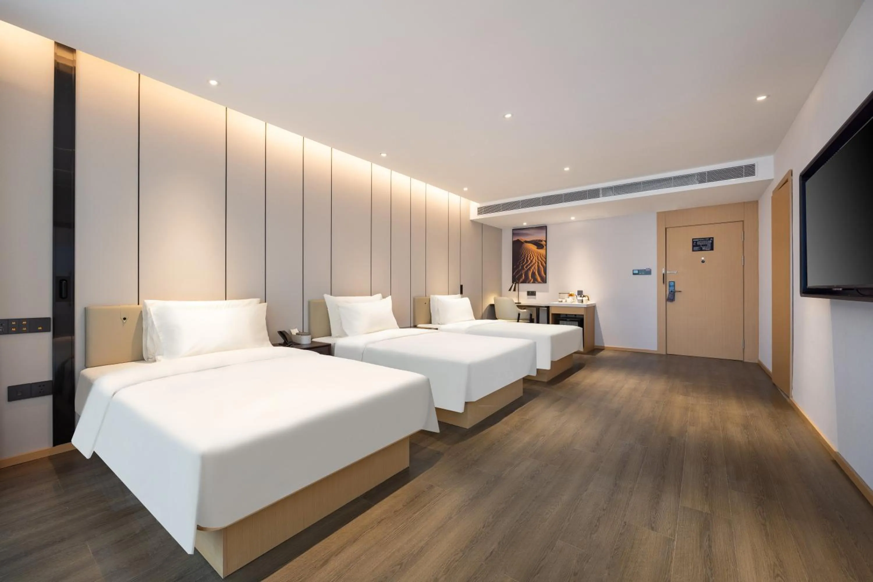 Bed in Atour X Hotel Yanji Department Store West Market