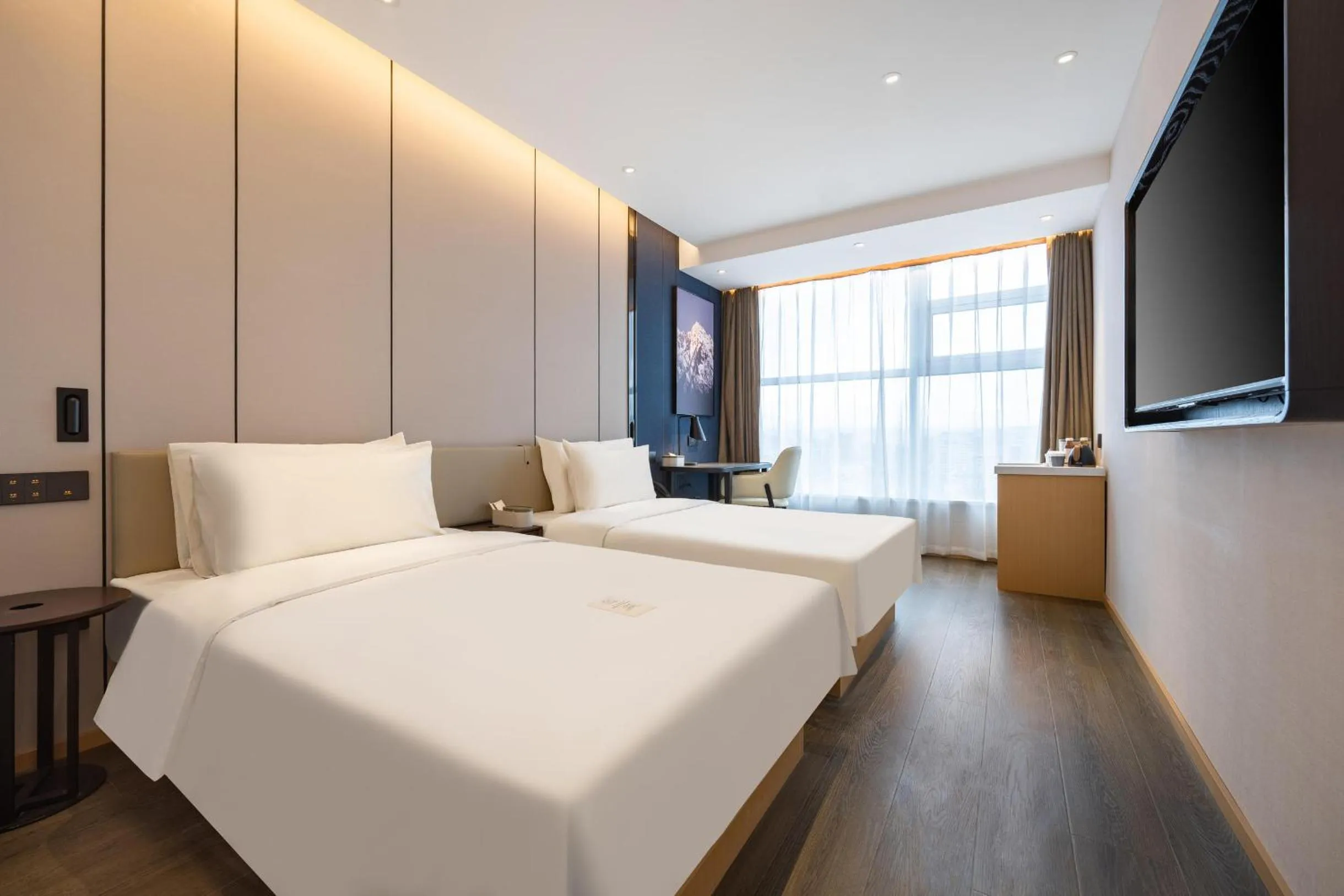 Bed in Atour X Hotel Yanji Department Store West Market