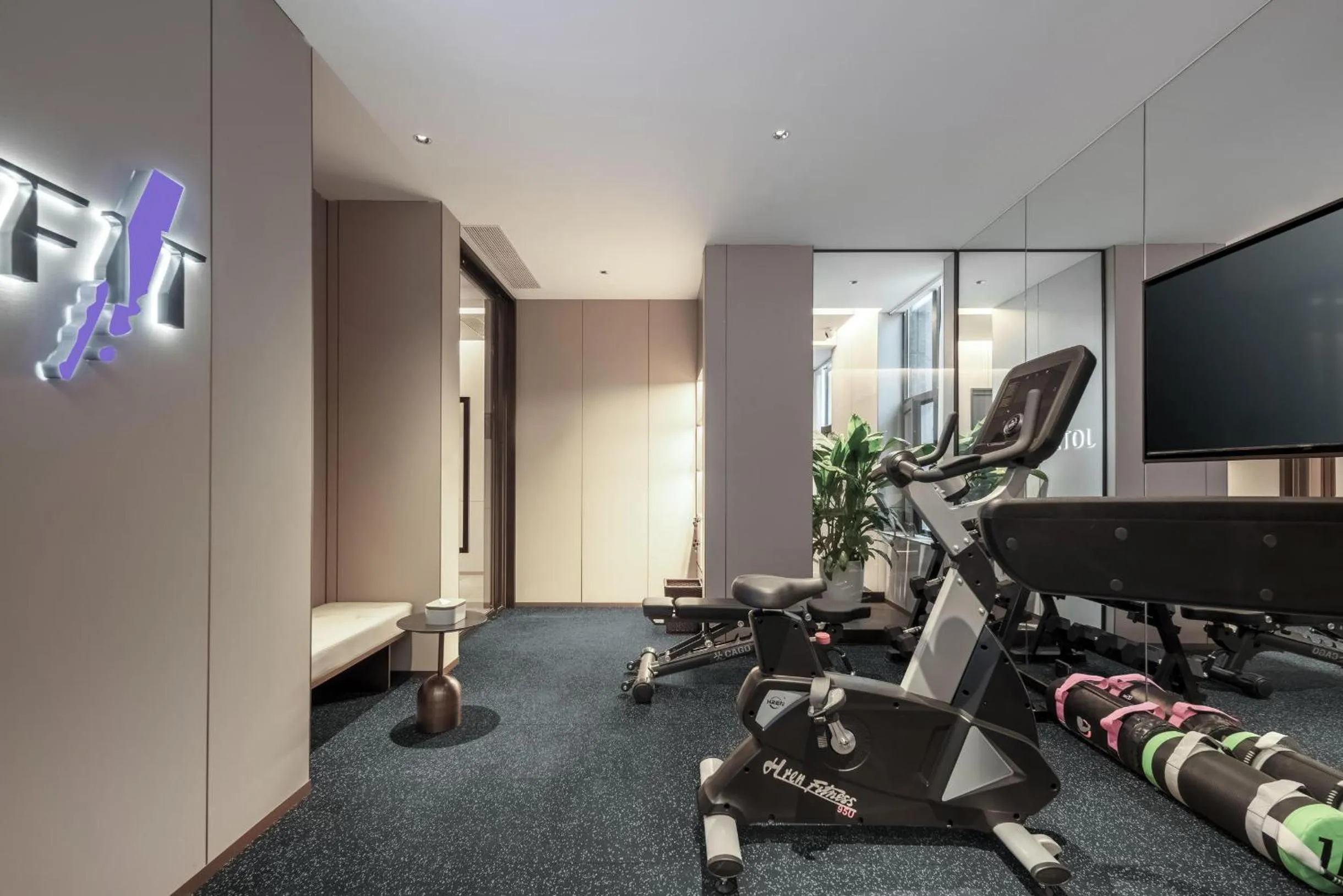 Fitness centre/facilities in Atour X Hotel Suzhou Xiangcheng Vigorous Island Subway Station