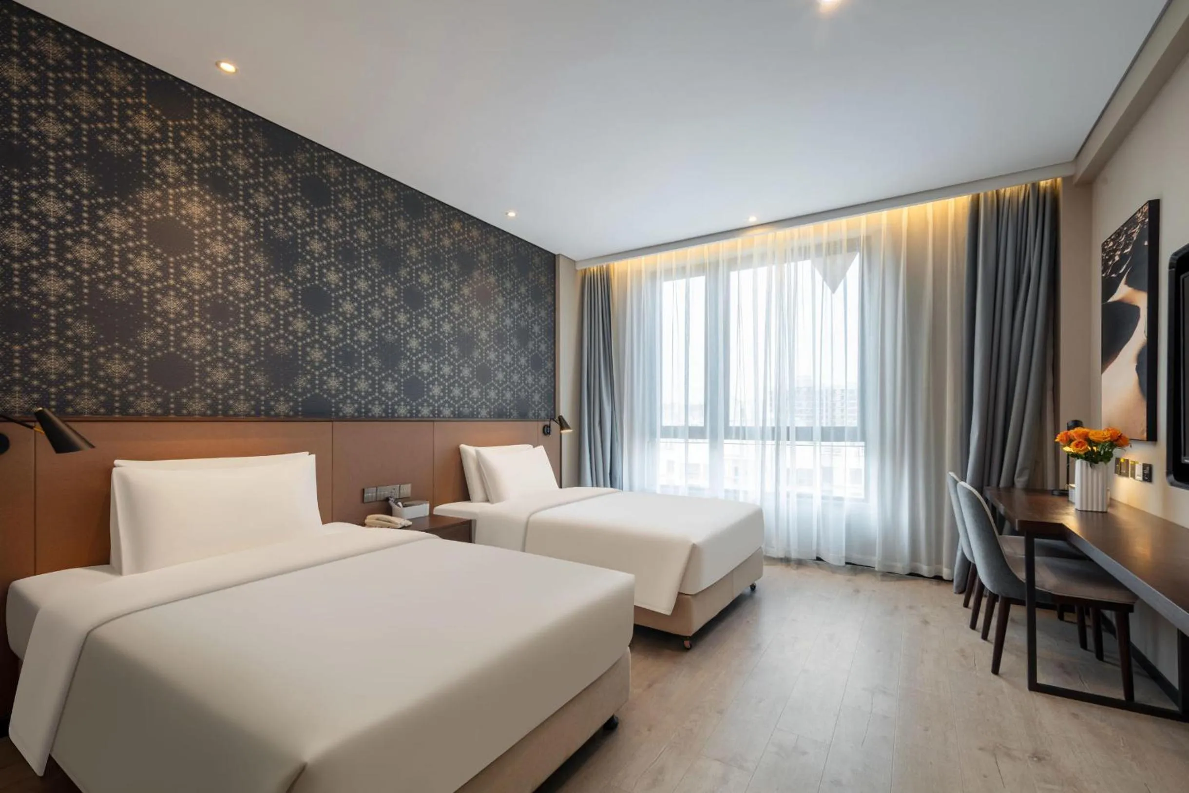 Bedroom, Bed in Atour X Hotel Suzhou Xiangcheng Vigorous Island Subway Station