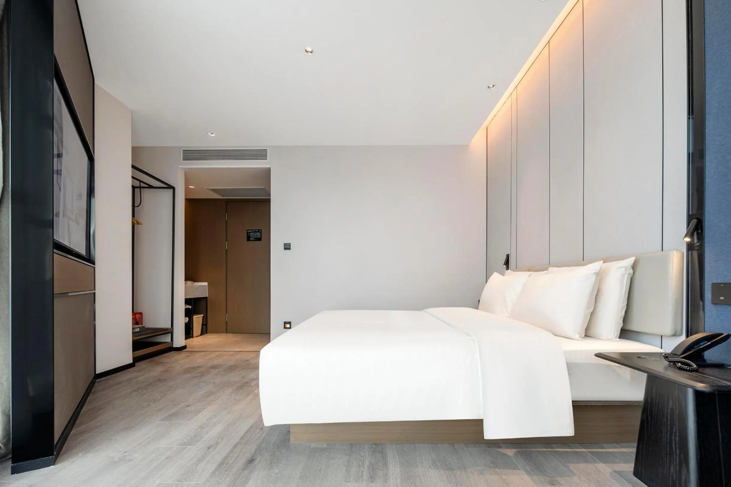 Bed in Atour Hotel Huaihua High-Speed South Railway Station