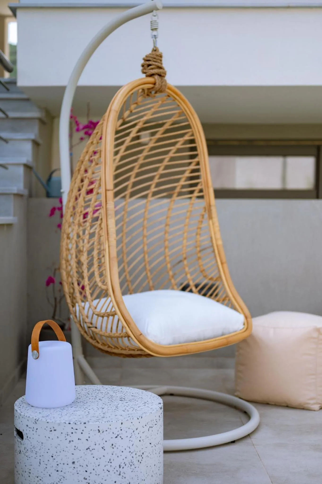 Seating area in Arodo Suites