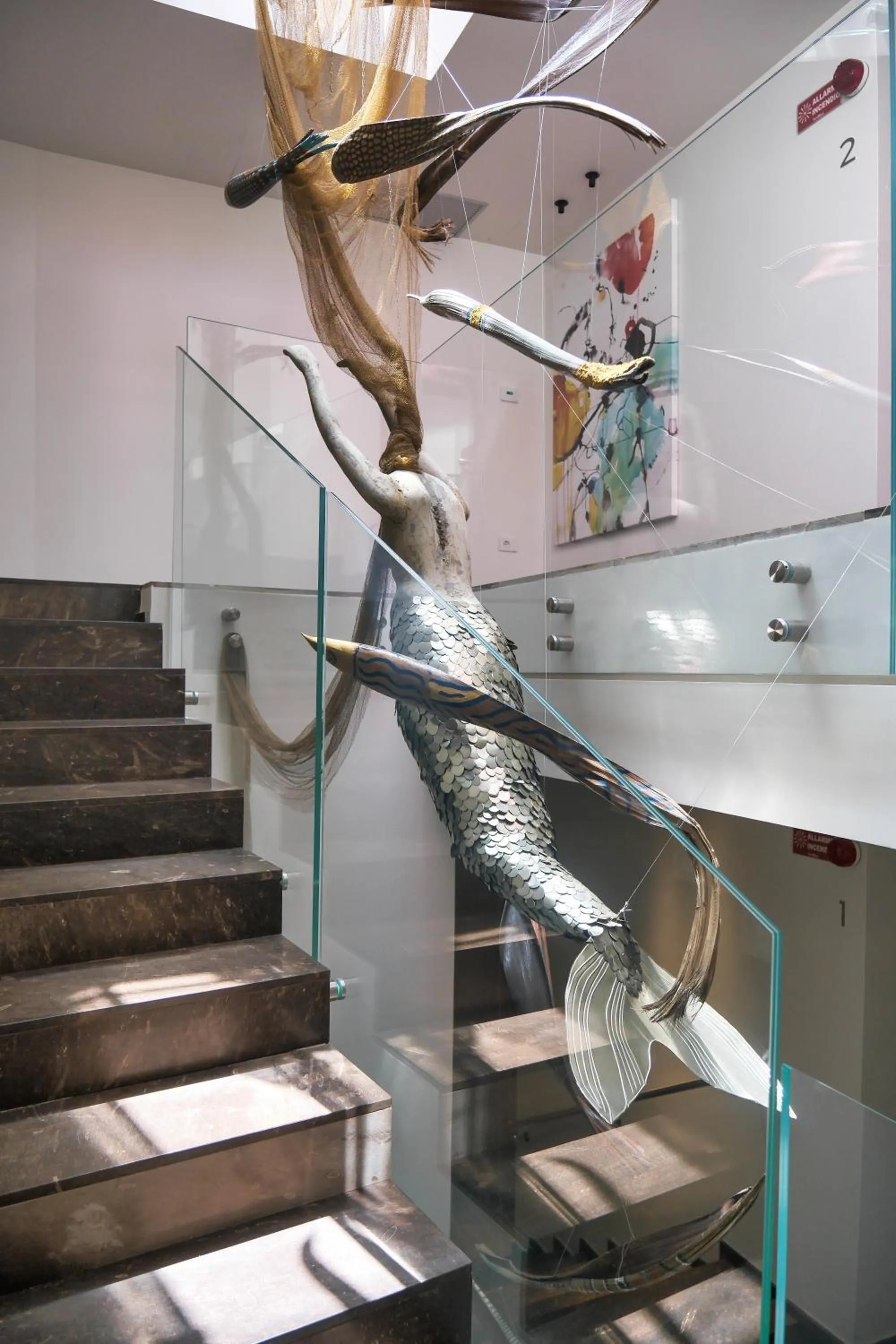 Decorative detail in Palazzo Sangiorgio