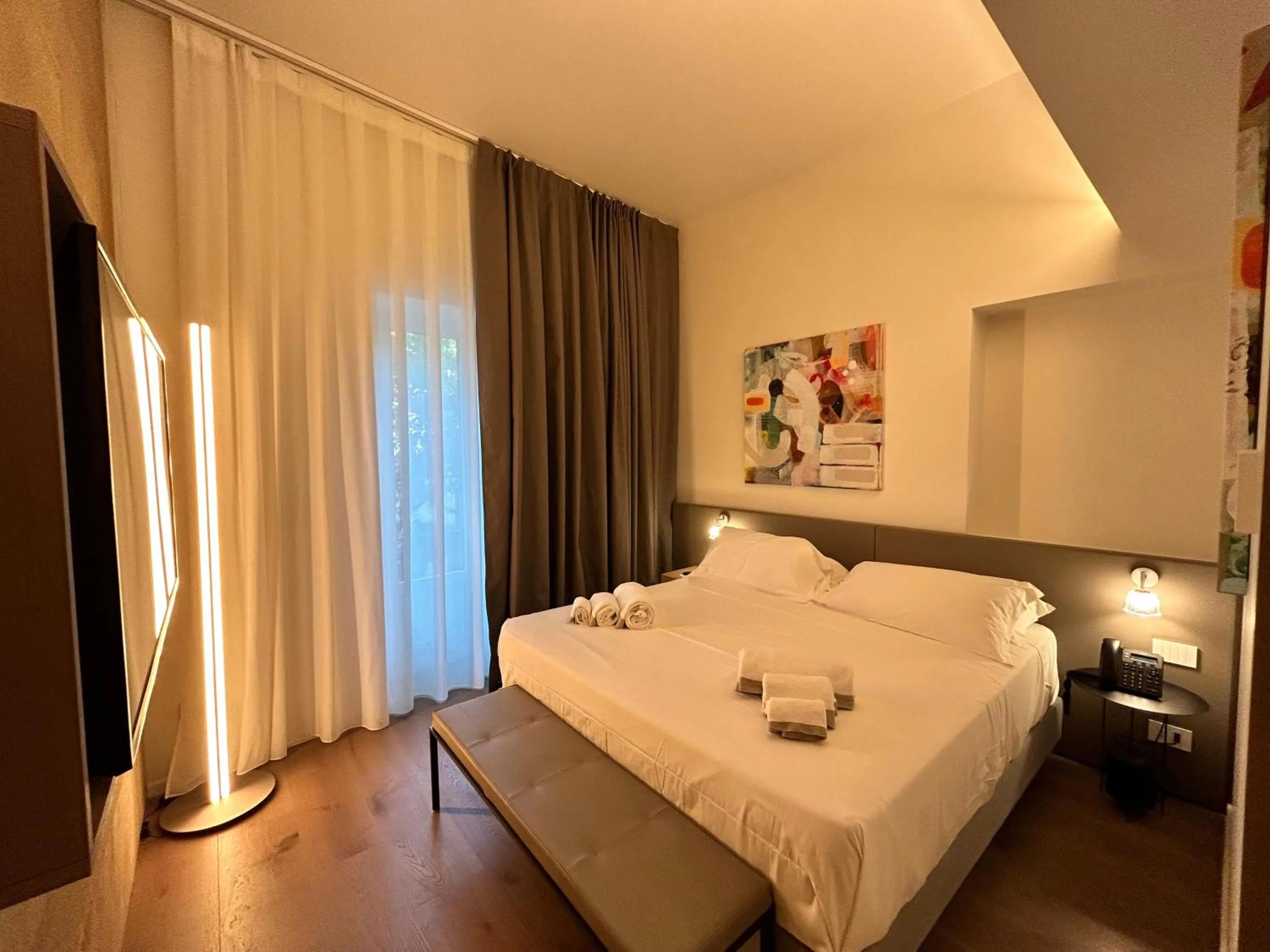 TV and multimedia, Bed in Palazzo Sangiorgio