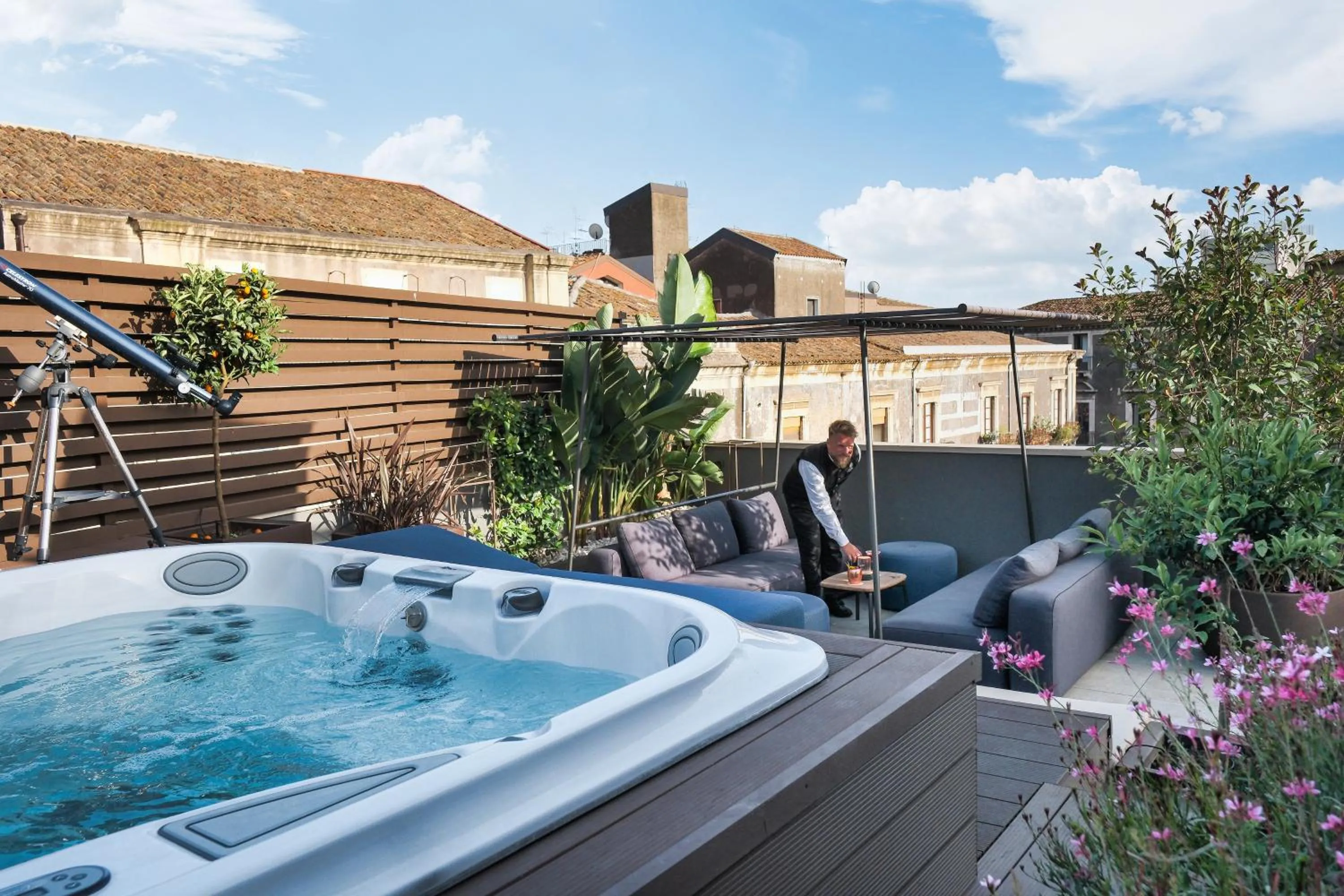 Hot Tub in Palazzo Sangiorgio