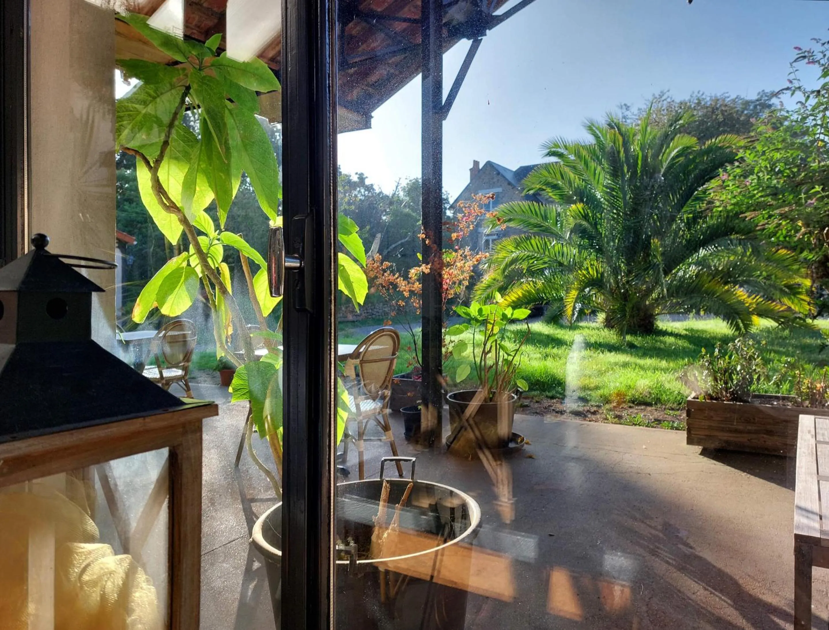 Garden in Laiterie de Tocqueville B&B